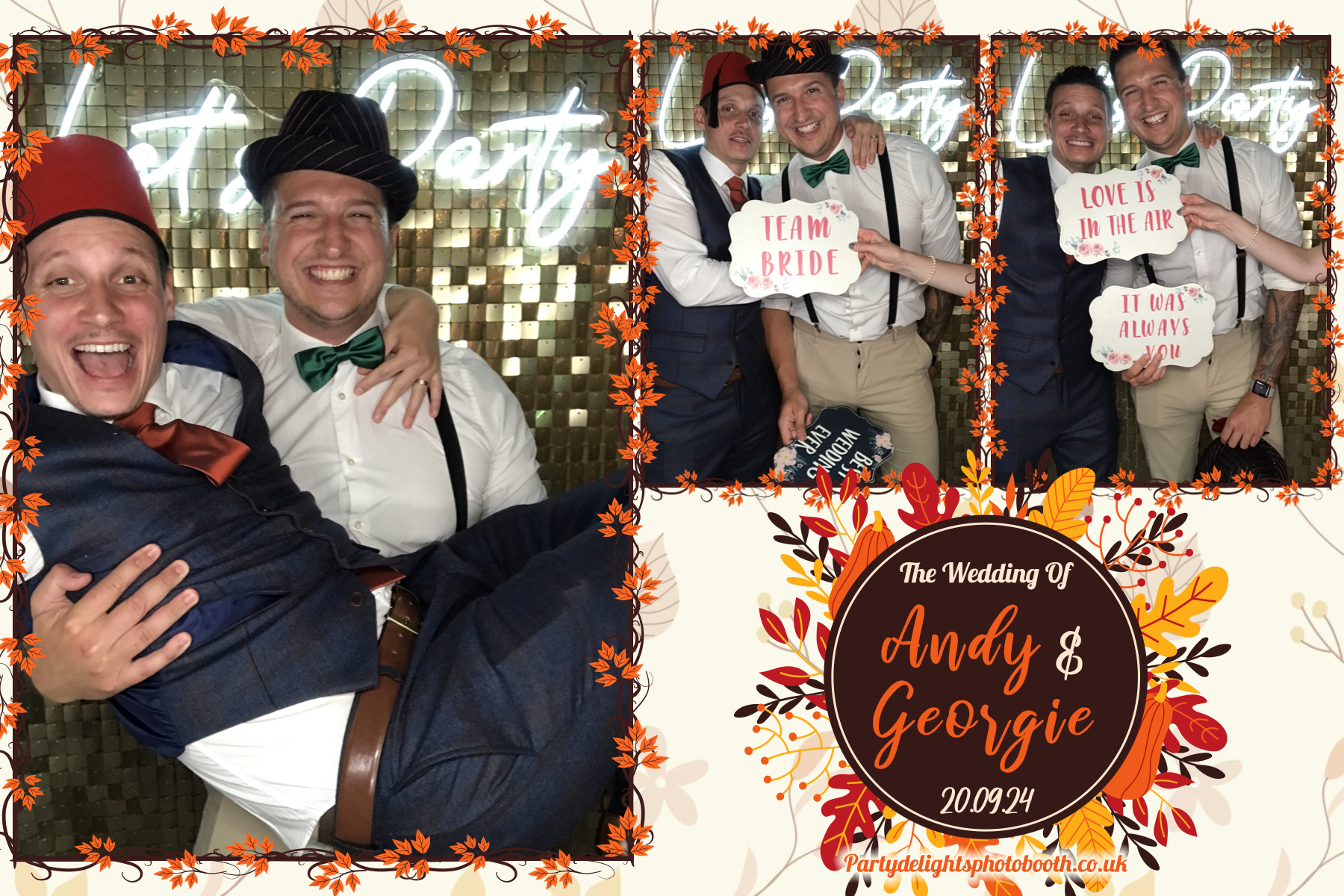 Andy & Georgie's Wedding | View more photos from the event at gallery.partydelightsphotobooth.co.uk/u/PartyDelightsPhotoBooth/Andy-Georgies-Wedding