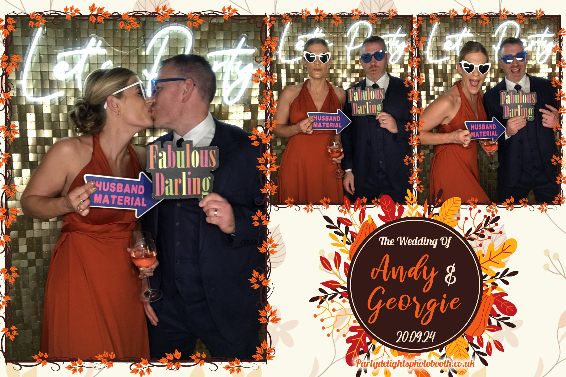 Andy & Georgie's Wedding | View more photos from the event at gallery.partydelightsphotobooth.co.uk/u/PartyDelightsPhotoBooth/Andy-Georgies-Wedding