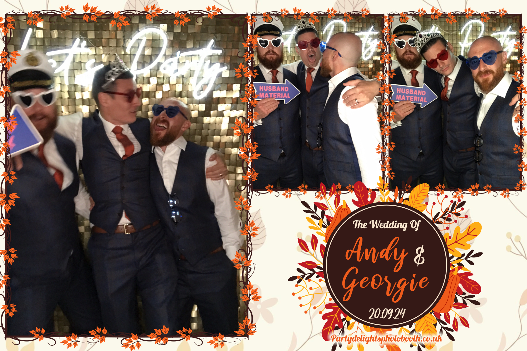 Andy & Georgie's Wedding | View more photos from the event at gallery.partydelightsphotobooth.co.uk/u/PartyDelightsPhotoBooth/Andy-Georgies-Wedding