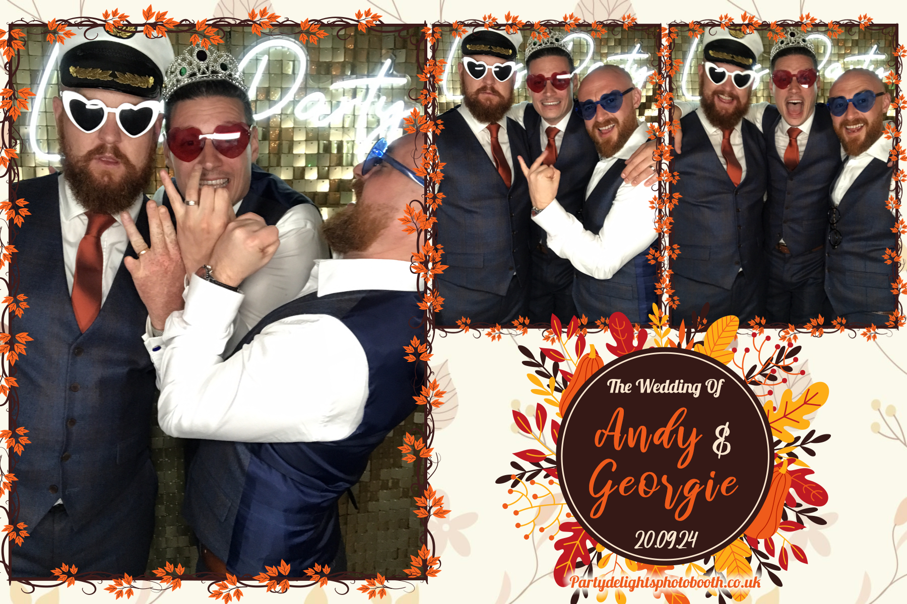 Andy & Georgie's Wedding | View more photos from the event at gallery.partydelightsphotobooth.co.uk/u/PartyDelightsPhotoBooth/Andy-Georgies-Wedding
