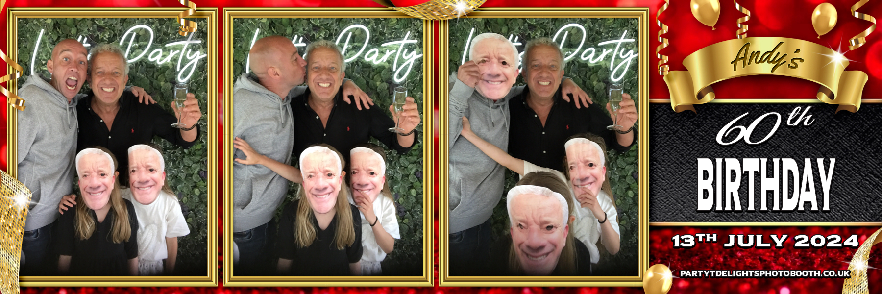 Andy's 60th birthday celebration | View more photos from the event at gallery.partydelightsphotobooth.co.uk/u/PartyDelightsPhotoBooth/Andys-60th-birthday-celebration