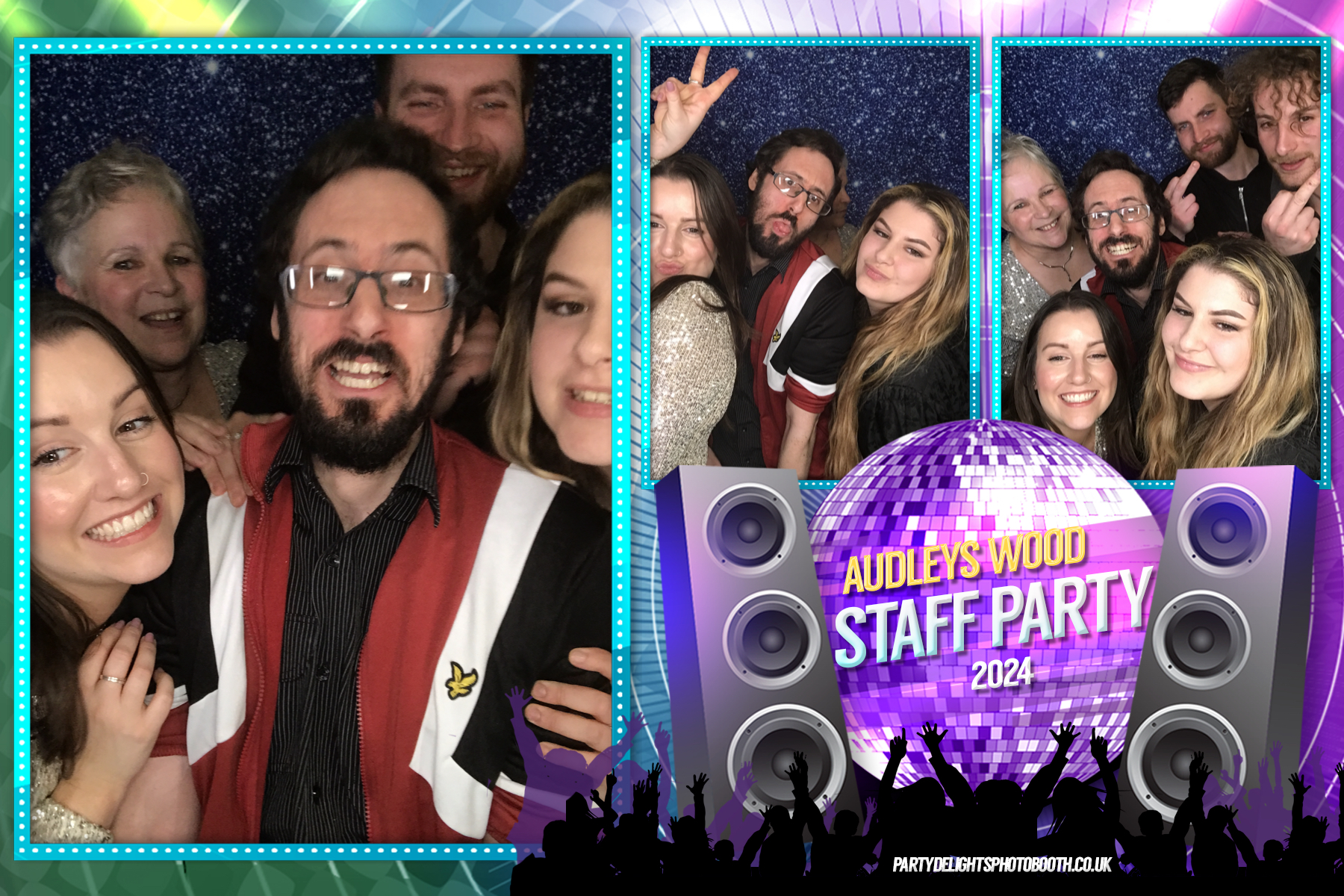 Audleys Wood Hotel - Disco themed Staff Party 2024 | View more photos from the event at gallery.partydelightsphotobooth.co.uk/u/PartyDelightsPhotoBooth/Audleys-Wood-Hotel-Disco-themed-Staff-Party-2024