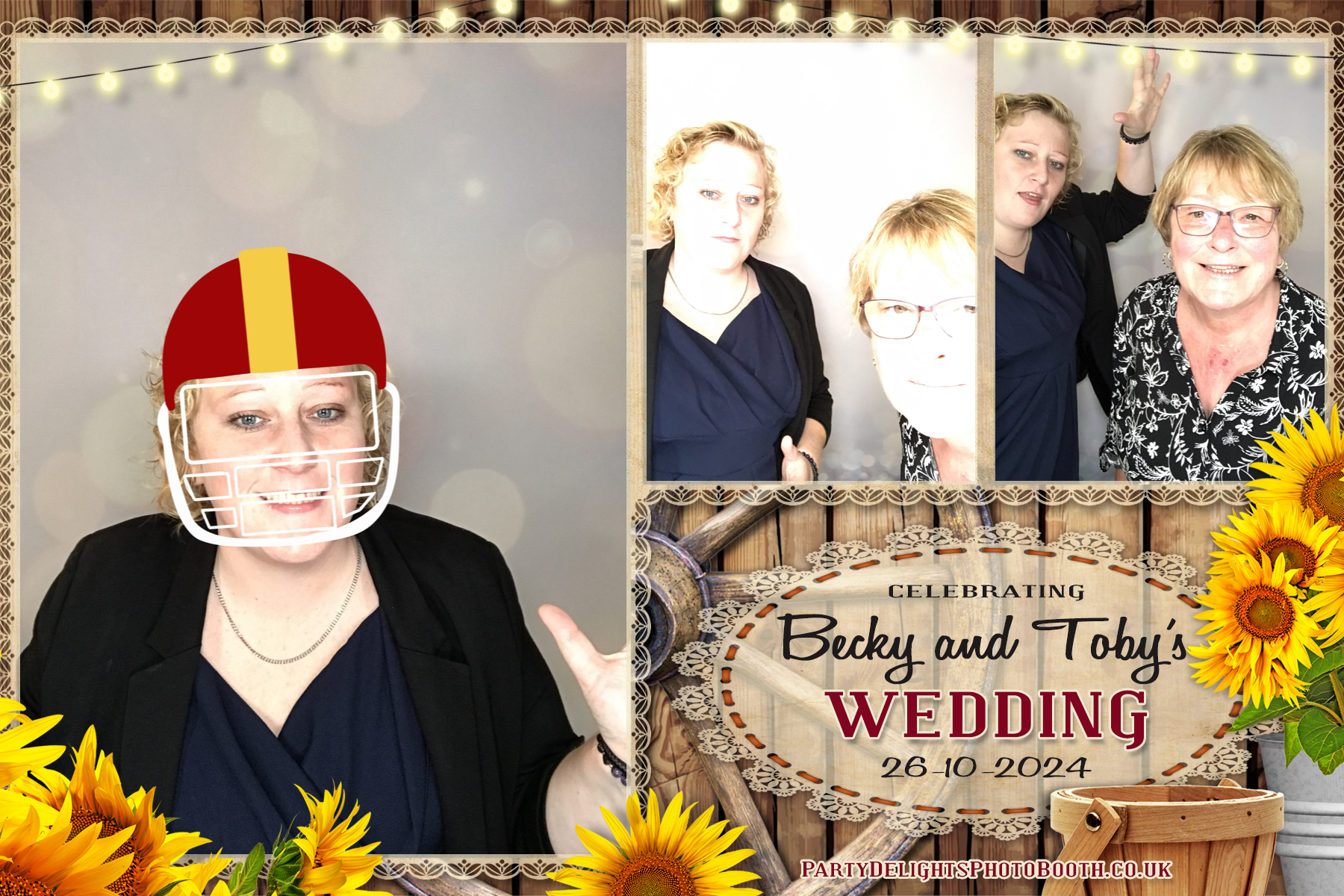Becky & Toby's Wedding | View more photos from the event at gallery.partydelightsphotobooth.co.uk/u/PartyDelightsPhotoBooth/Becky-Tobys-Wedding