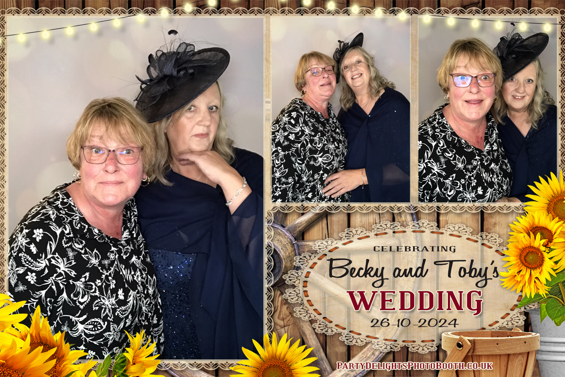 Becky & Toby's Wedding | View more photos from the event at gallery.partydelightsphotobooth.co.uk/u/PartyDelightsPhotoBooth/Becky-Tobys-Wedding