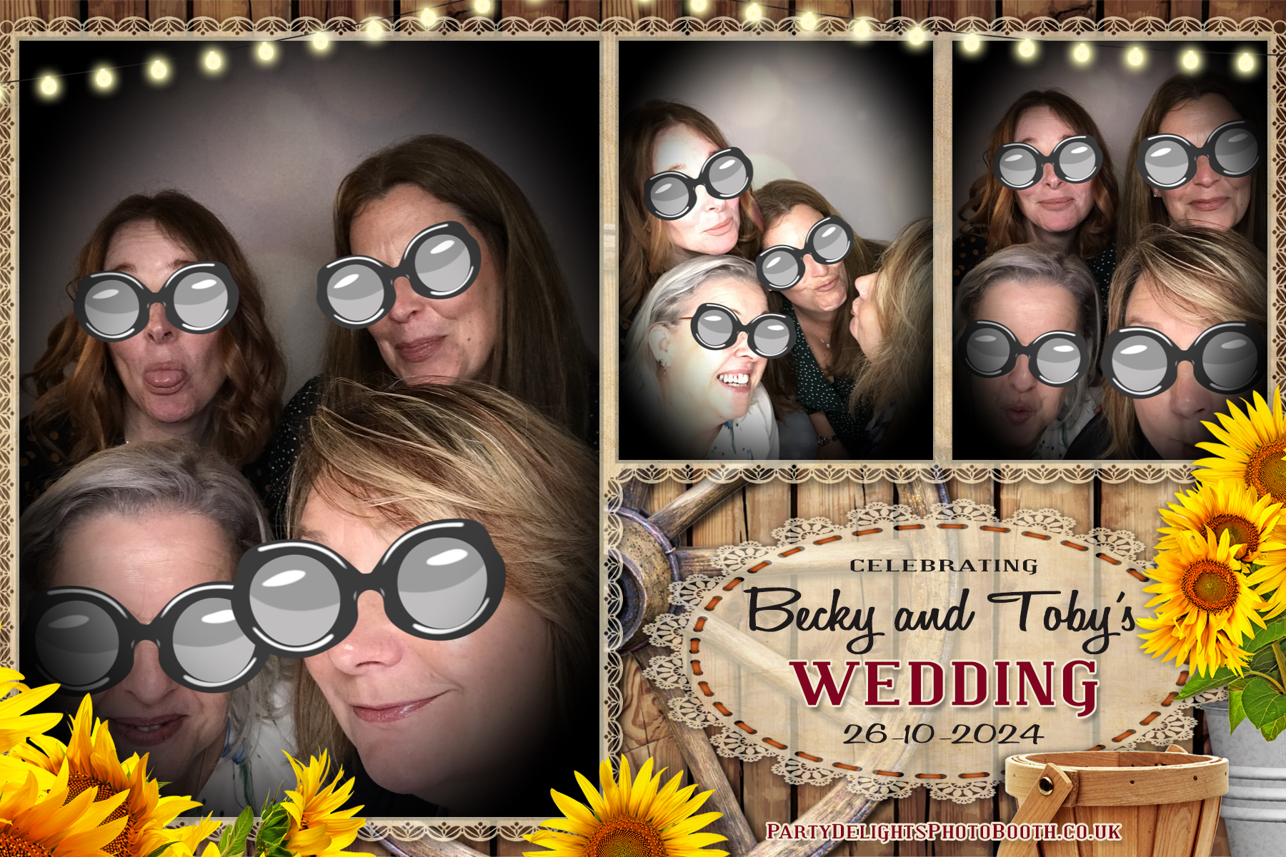 Becky & Toby's Wedding | View more photos from the event at gallery.partydelightsphotobooth.co.uk/u/PartyDelightsPhotoBooth/Becky-Tobys-Wedding