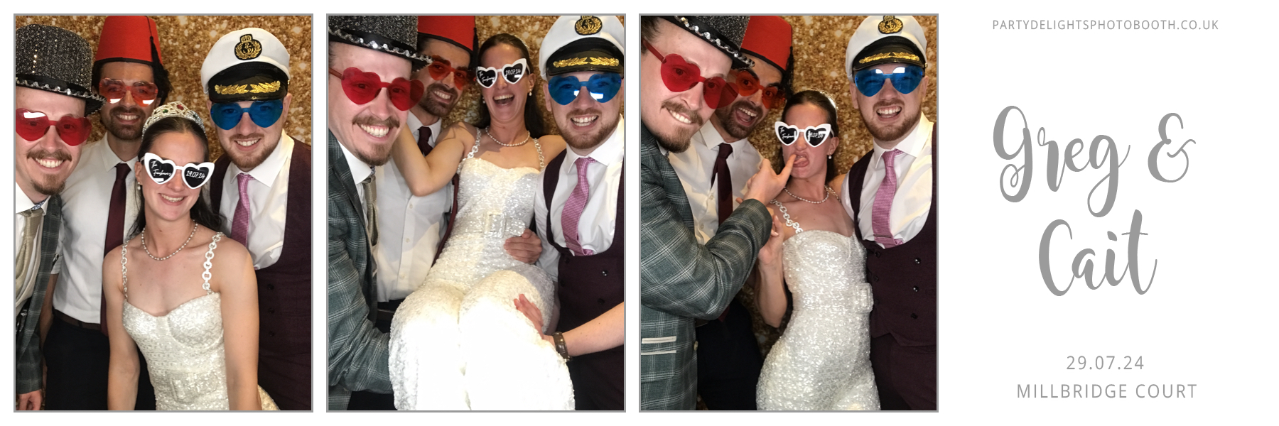 Cait and Greg's Wedding | View more photos from the event at gallery.partydelightsphotobooth.co.uk/u/PartyDelightsPhotoBooth/Cait-and-Gregs-Wedding