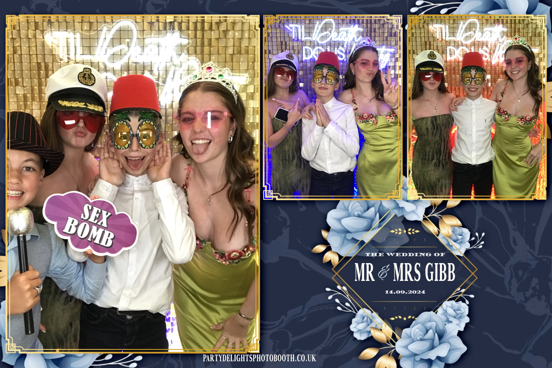 Chris Gibb & Bethan Bowdrey | View more photos from the event at gallery.partydelightsphotobooth.co.uk/u/PartyDelightsPhotoBooth/Chris-Gibb-Bethan-Bowdrey