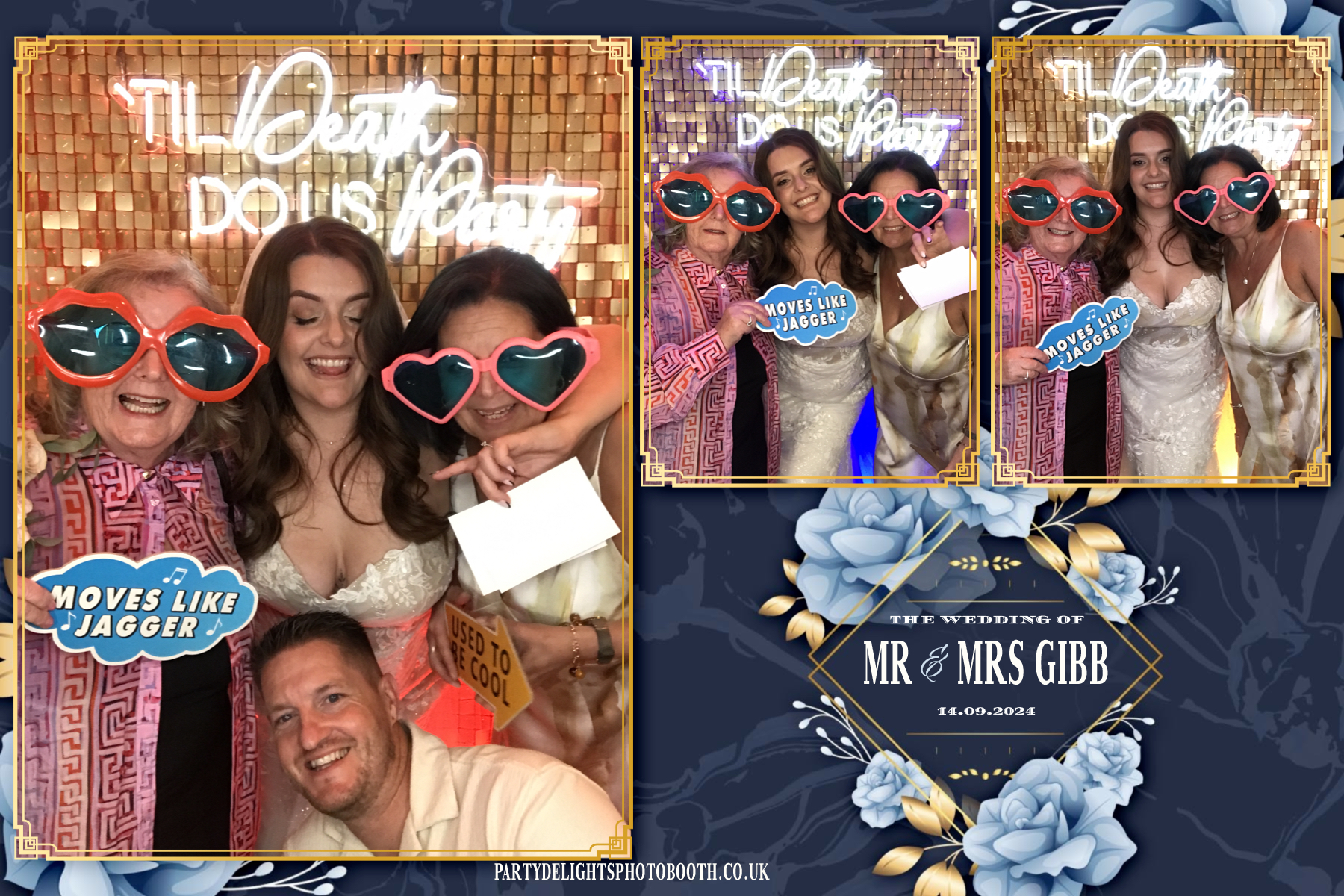 Chris Gibb & Bethan Bowdrey | View more photos from the event at gallery.partydelightsphotobooth.co.uk/u/PartyDelightsPhotoBooth/Chris-Gibb-Bethan-Bowdrey