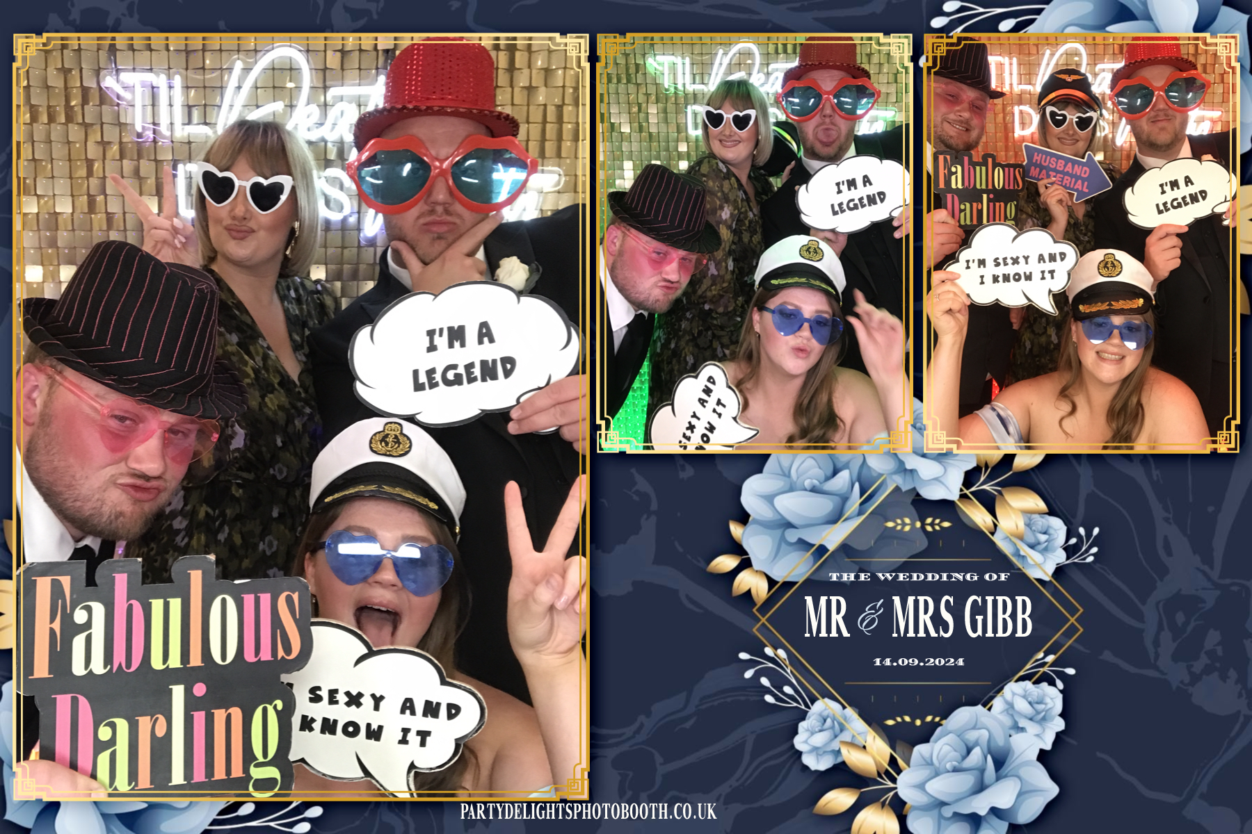 Chris Gibb & Bethan Bowdrey | View more photos from the event at gallery.partydelightsphotobooth.co.uk/u/PartyDelightsPhotoBooth/Chris-Gibb-Bethan-Bowdrey