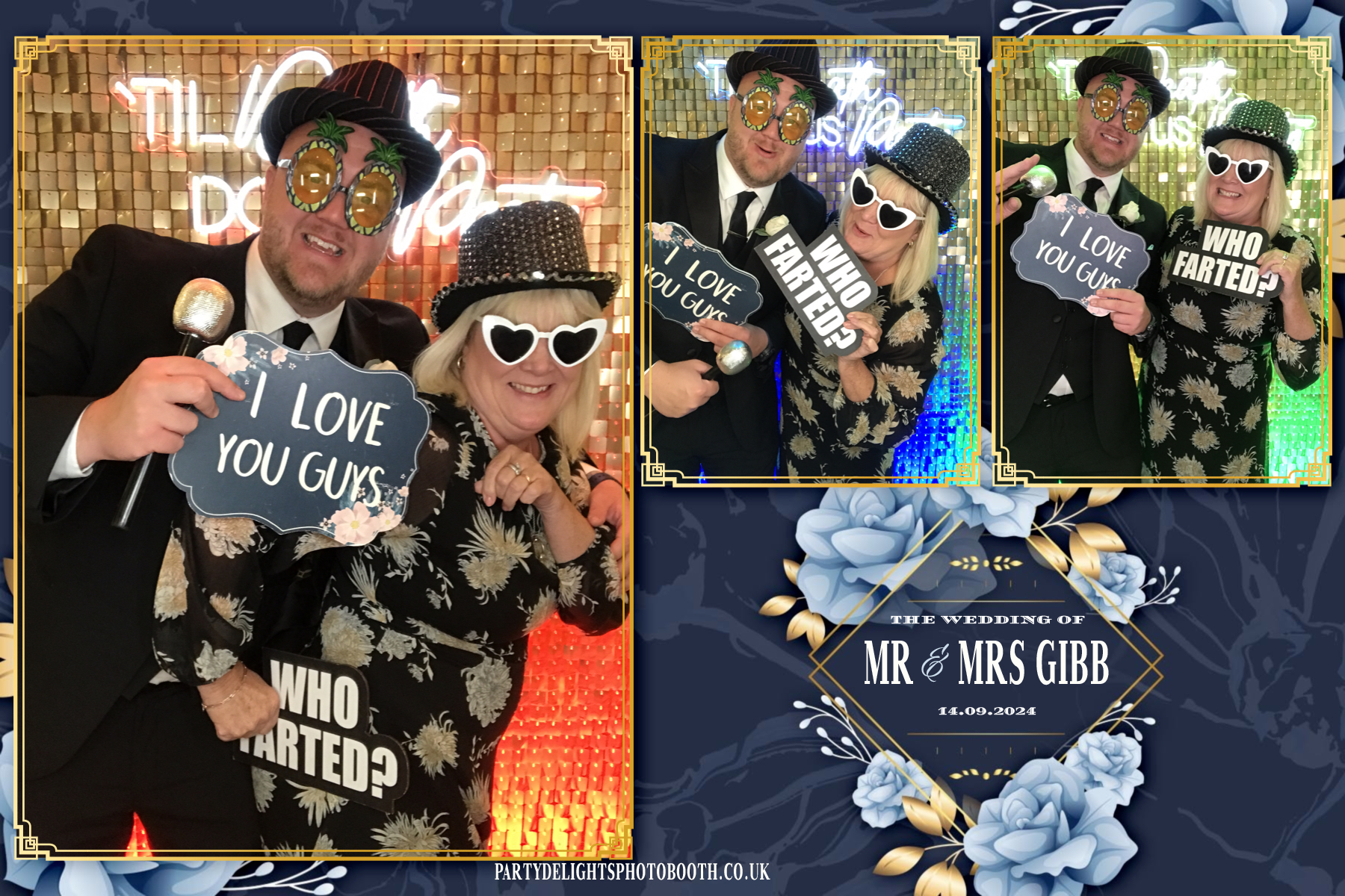 Chris Gibb & Bethan Bowdrey | View more photos from the event at gallery.partydelightsphotobooth.co.uk/u/PartyDelightsPhotoBooth/Chris-Gibb-Bethan-Bowdrey