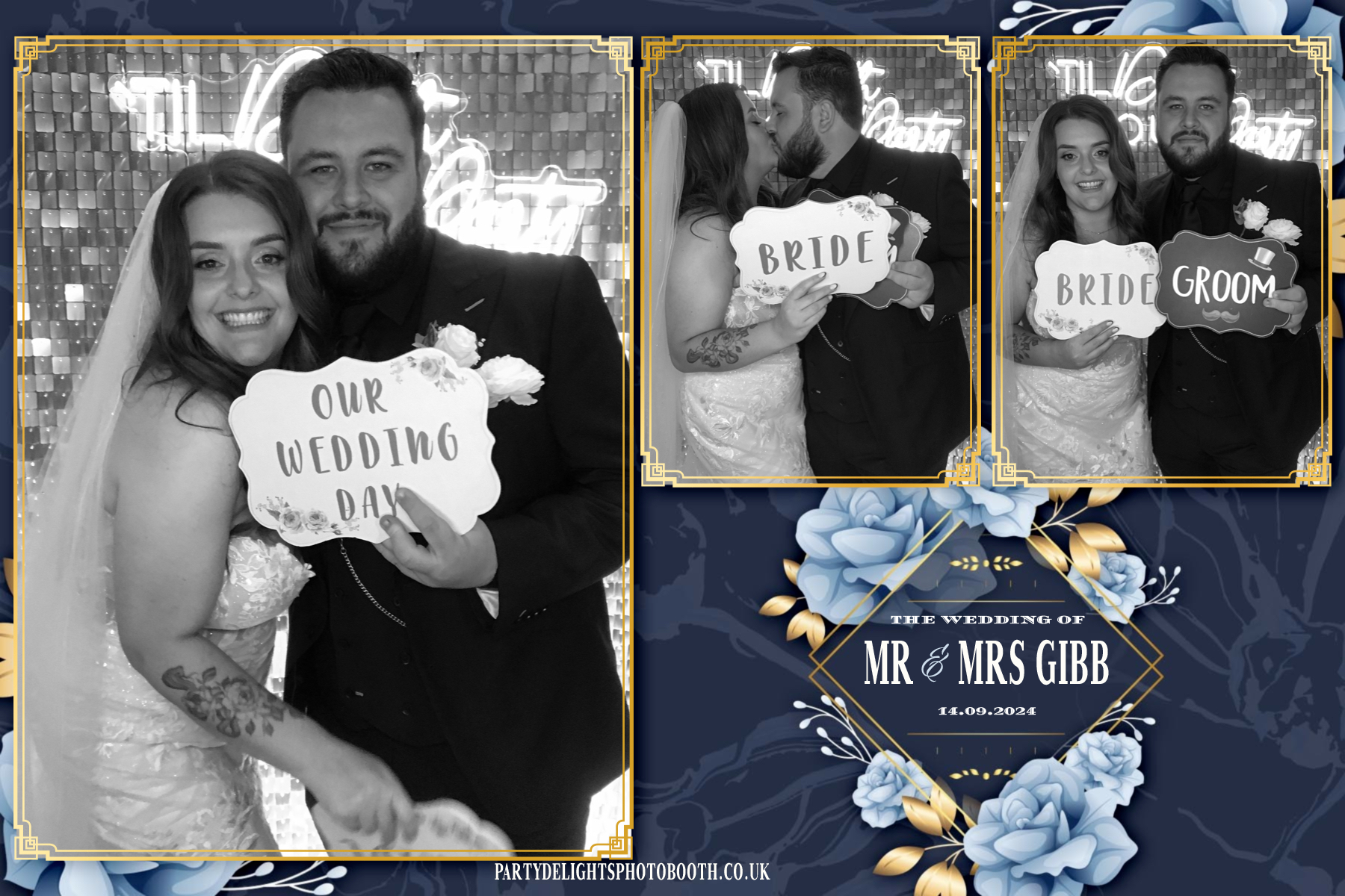 Chris Gibb & Bethan Bowdrey | View more photos from the event at gallery.partydelightsphotobooth.co.uk/u/PartyDelightsPhotoBooth/Chris-Gibb-Bethan-Bowdrey