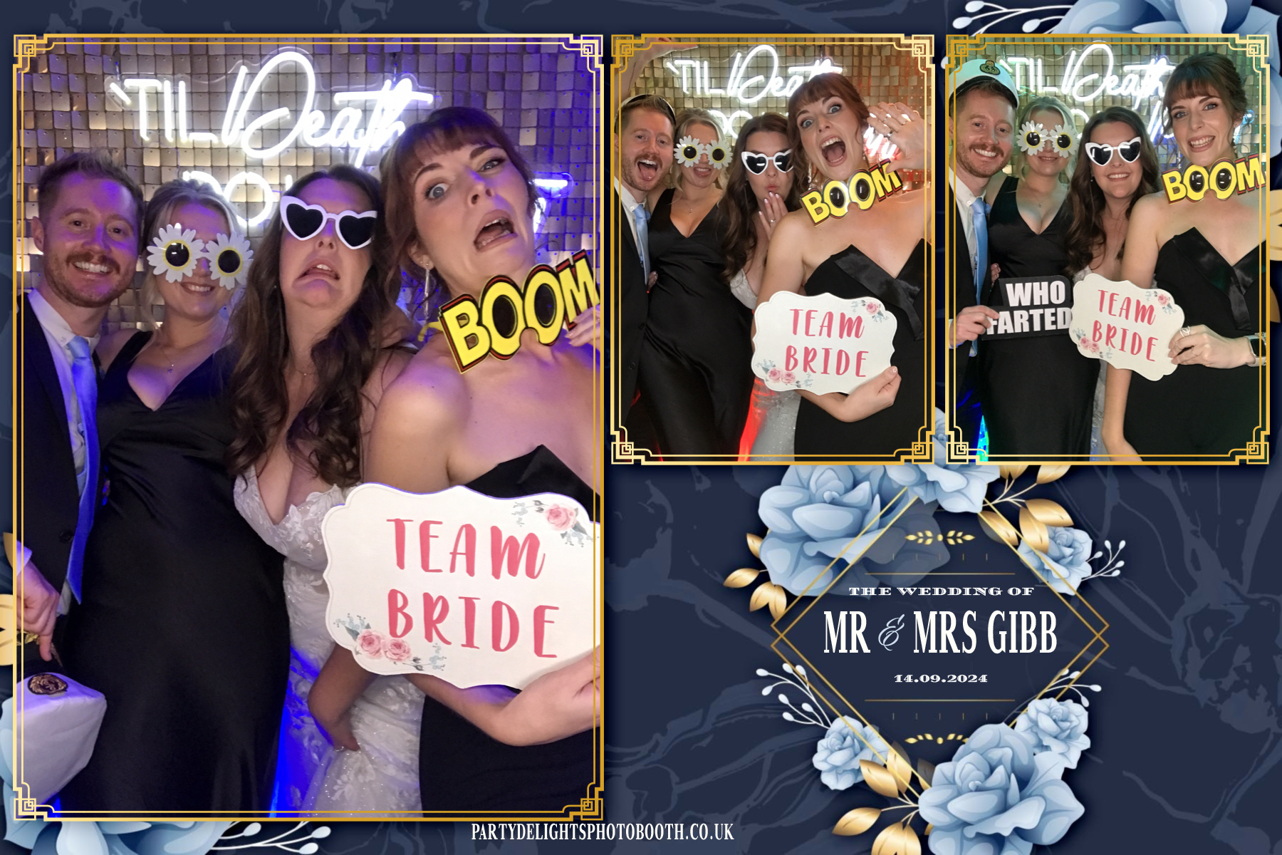Chris Gibb & Bethan Bowdrey | View more photos from the event at gallery.partydelightsphotobooth.co.uk/u/PartyDelightsPhotoBooth/Chris-Gibb-Bethan-Bowdrey