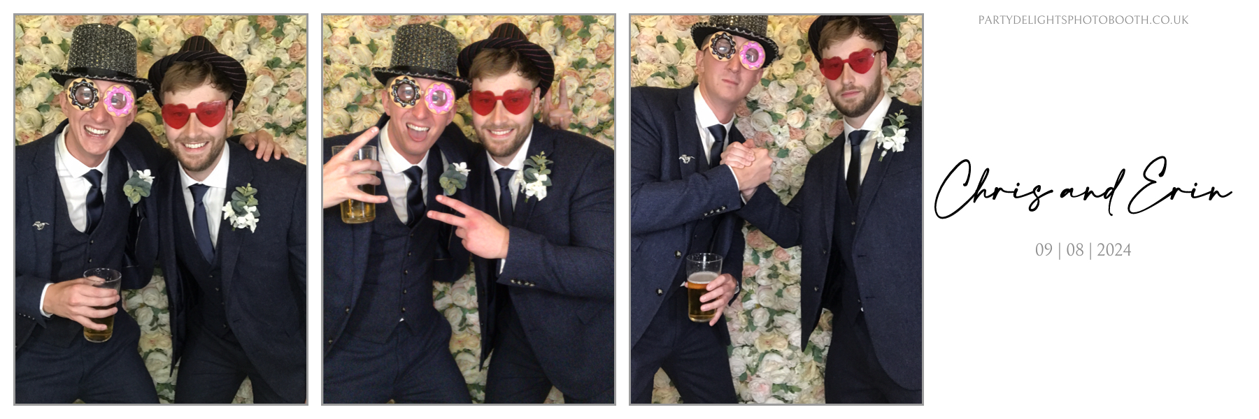 Chris and Erin’s Wedding | View more photos from the event at gallery.partydelightsphotobooth.co.uk/u/PartyDelightsPhotoBooth/Chris-and-Erin’s-Wedding