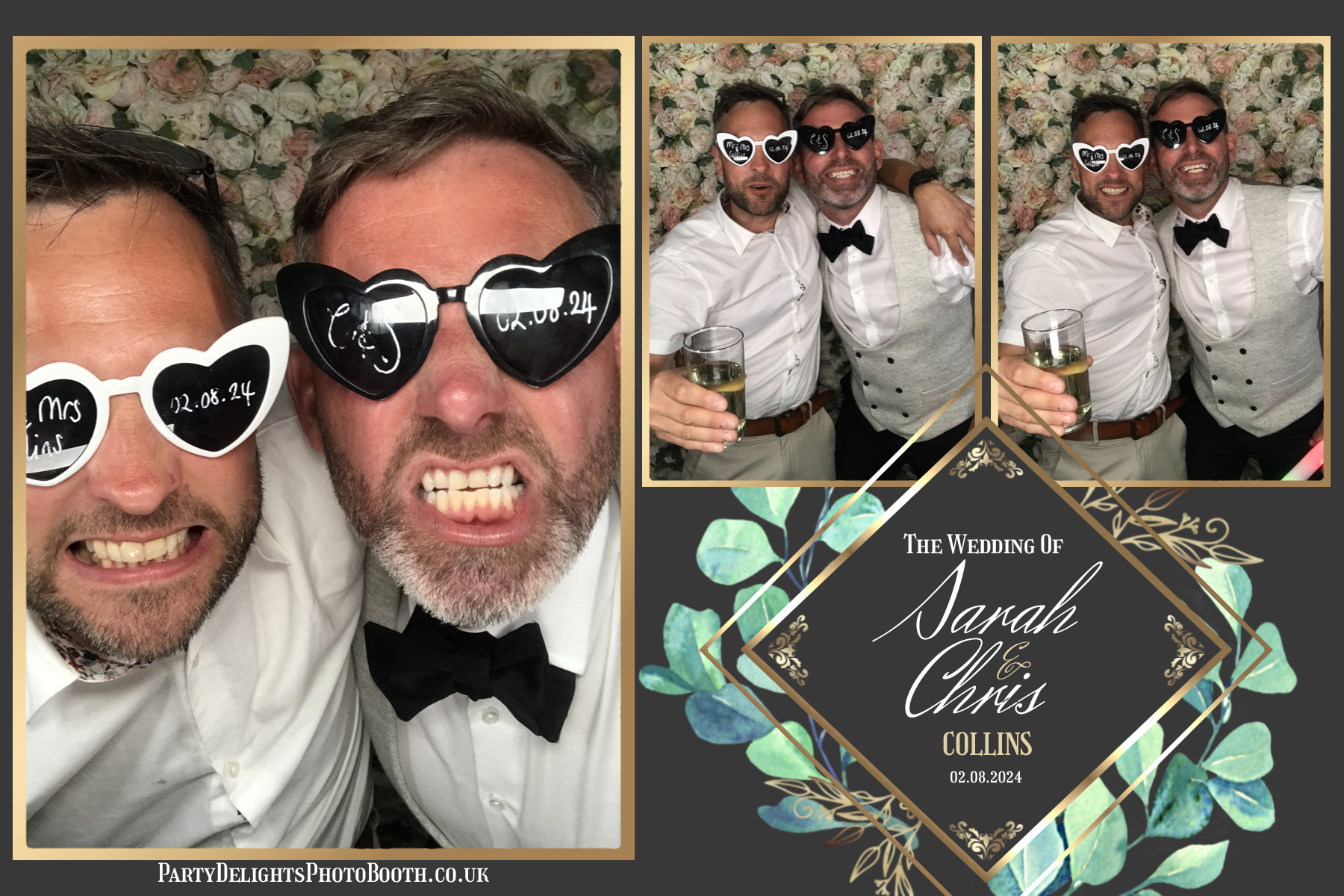 Chris and Sarah’s wedding | View more photos from the event at gallery.partydelightsphotobooth.co.uk/u/PartyDelightsPhotoBooth/Chris-and-Sarah’s-wedding