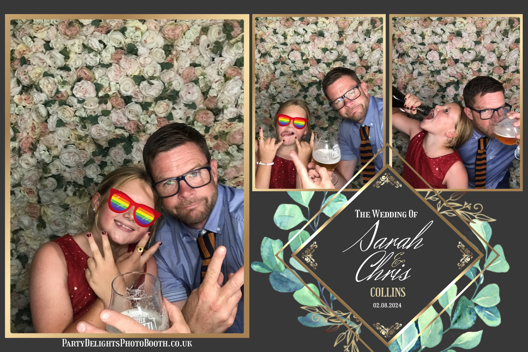 Chris and Sarah’s wedding | View more photos from the event at gallery.partydelightsphotobooth.co.uk/u/PartyDelightsPhotoBooth/Chris-and-Sarah’s-wedding