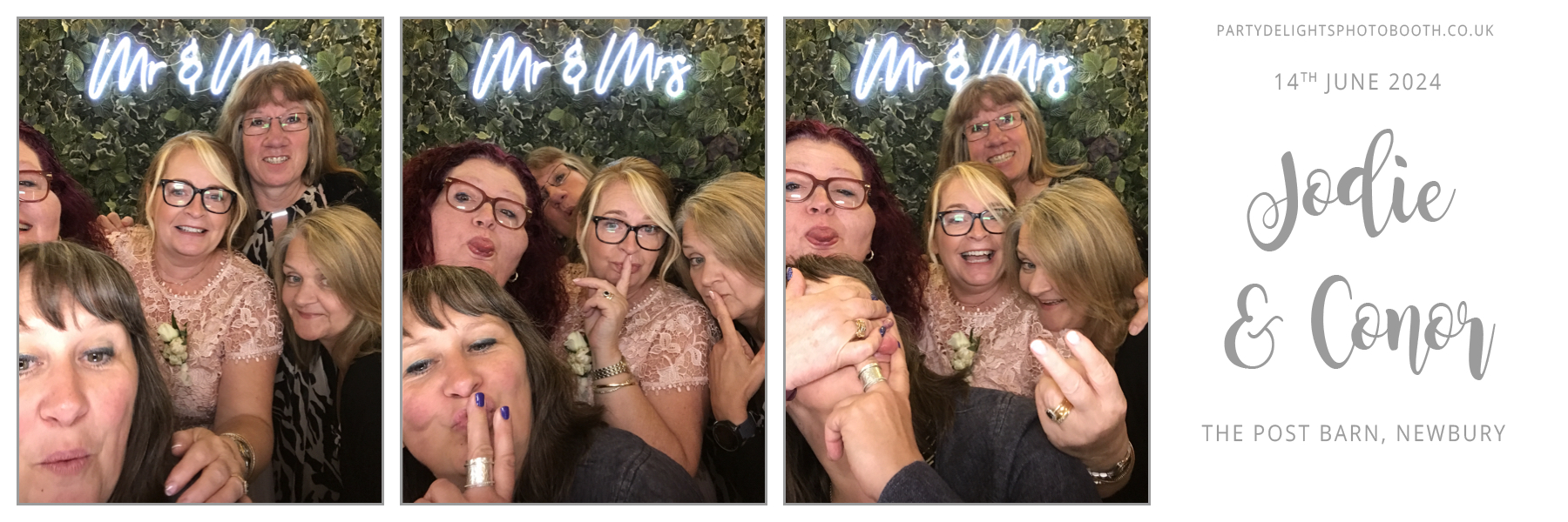 Conor & Jodie’s Wedding | View more photos from the event at gallery.partydelightsphotobooth.co.uk/u/PartyDelightsPhotoBooth/Conor-Jodie’s-Wedding