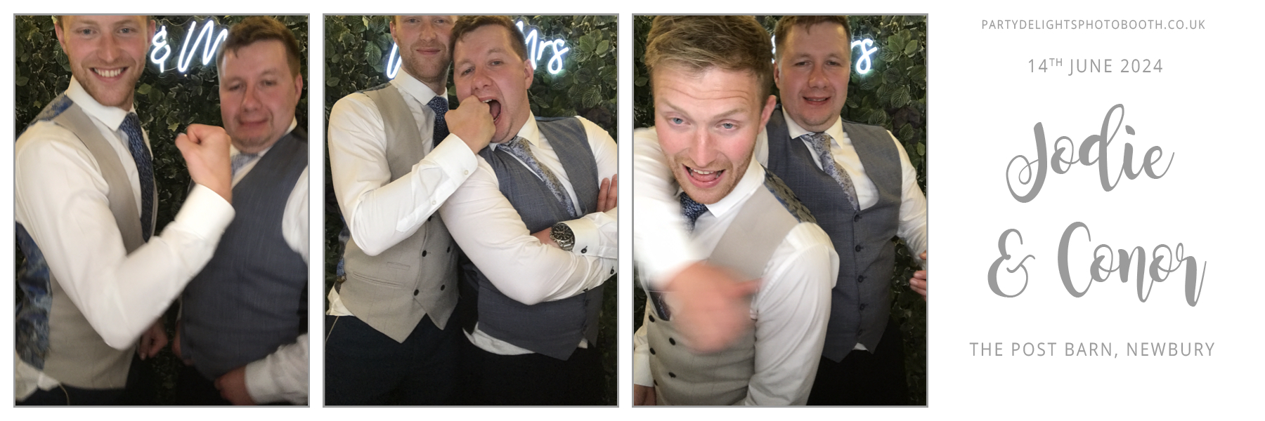 Conor & Jodie’s Wedding | View more photos from the event at gallery.partydelightsphotobooth.co.uk/u/PartyDelightsPhotoBooth/Conor-Jodie’s-Wedding