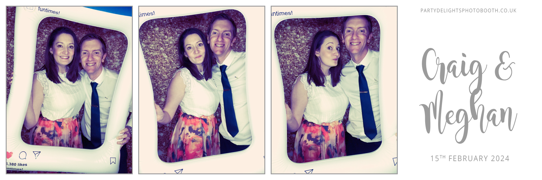 Craig & Meghan’s Wedding | View more photos from the event at gallery.partydelightsphotobooth.co.uk/u/PartyDelightsPhotoBooth/Craig-Meghan’s-Wedding