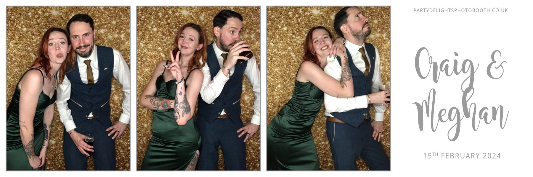 Craig & Meghan’s Wedding | View more photos from the event at gallery.partydelightsphotobooth.co.uk/u/PartyDelightsPhotoBooth/Craig-Meghan’s-Wedding