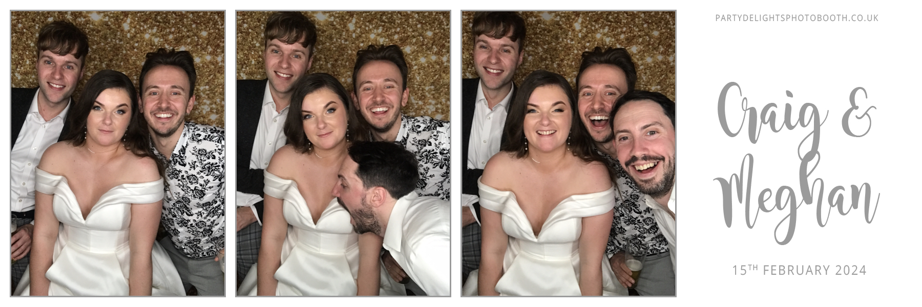 Craig & Meghan’s Wedding | View more photos from the event at gallery.partydelightsphotobooth.co.uk/u/PartyDelightsPhotoBooth/Craig-Meghan’s-Wedding