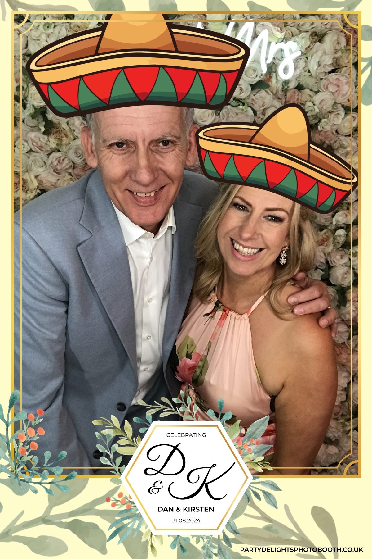 Dan and Kirsten's Wedding | View more photos from the event at gallery.partydelightsphotobooth.co.uk/u/PartyDelightsPhotoBooth/Dan-and-Kirstens-Wedding