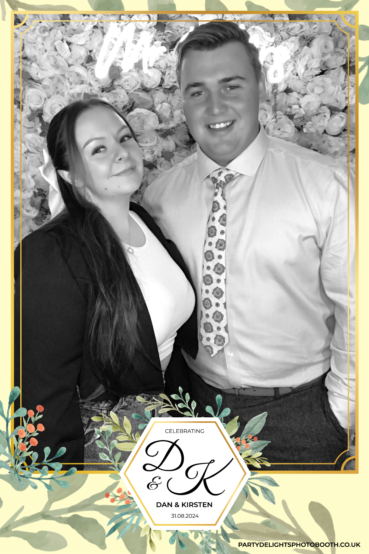 Dan and Kirsten's Wedding | View more photos from the event at gallery.partydelightsphotobooth.co.uk/u/PartyDelightsPhotoBooth/Dan-and-Kirstens-Wedding