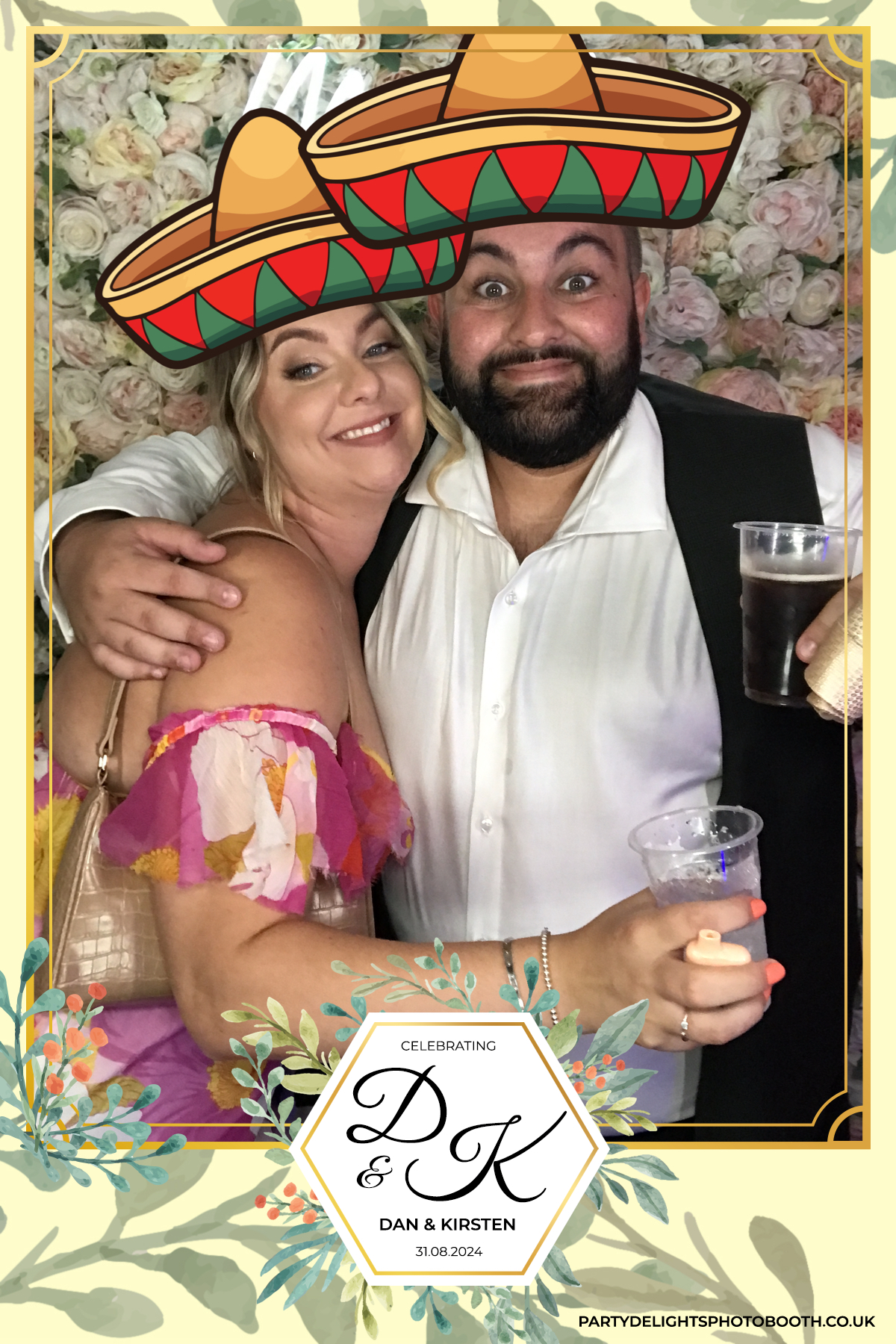 Dan and Kirsten's Wedding | View more photos from the event at gallery.partydelightsphotobooth.co.uk/u/PartyDelightsPhotoBooth/Dan-and-Kirstens-Wedding