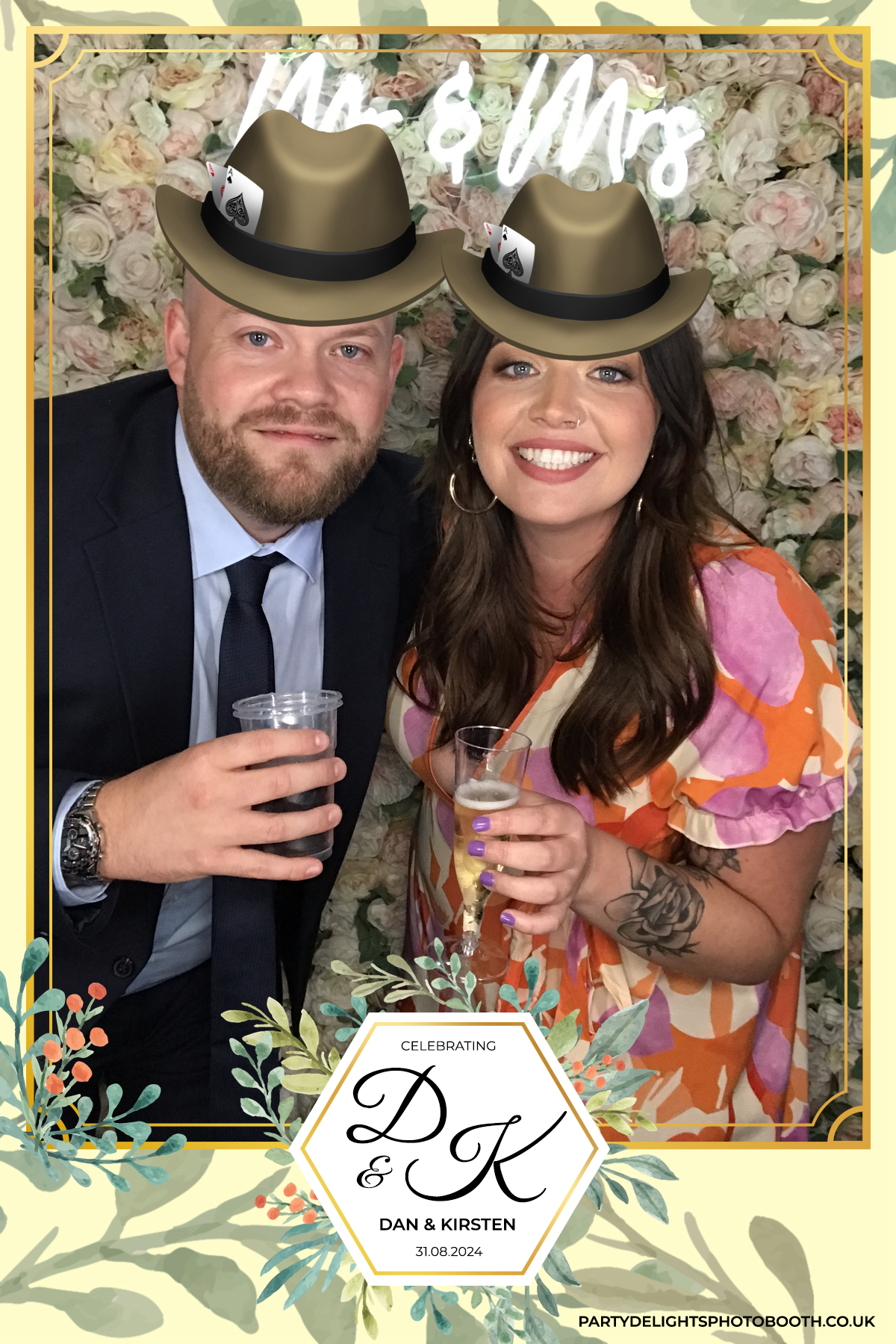 Dan and Kirsten's Wedding | View more photos from the event at gallery.partydelightsphotobooth.co.uk/u/PartyDelightsPhotoBooth/Dan-and-Kirstens-Wedding