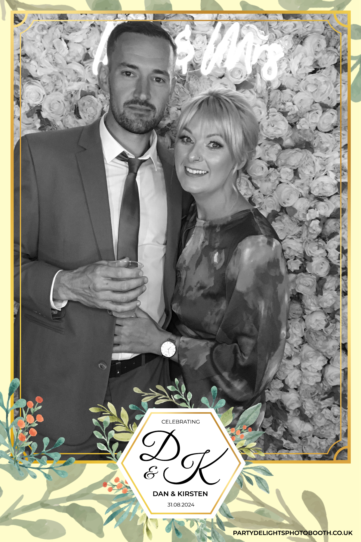 Dan and Kirsten's Wedding | View more photos from the event at gallery.partydelightsphotobooth.co.uk/u/PartyDelightsPhotoBooth/Dan-and-Kirstens-Wedding