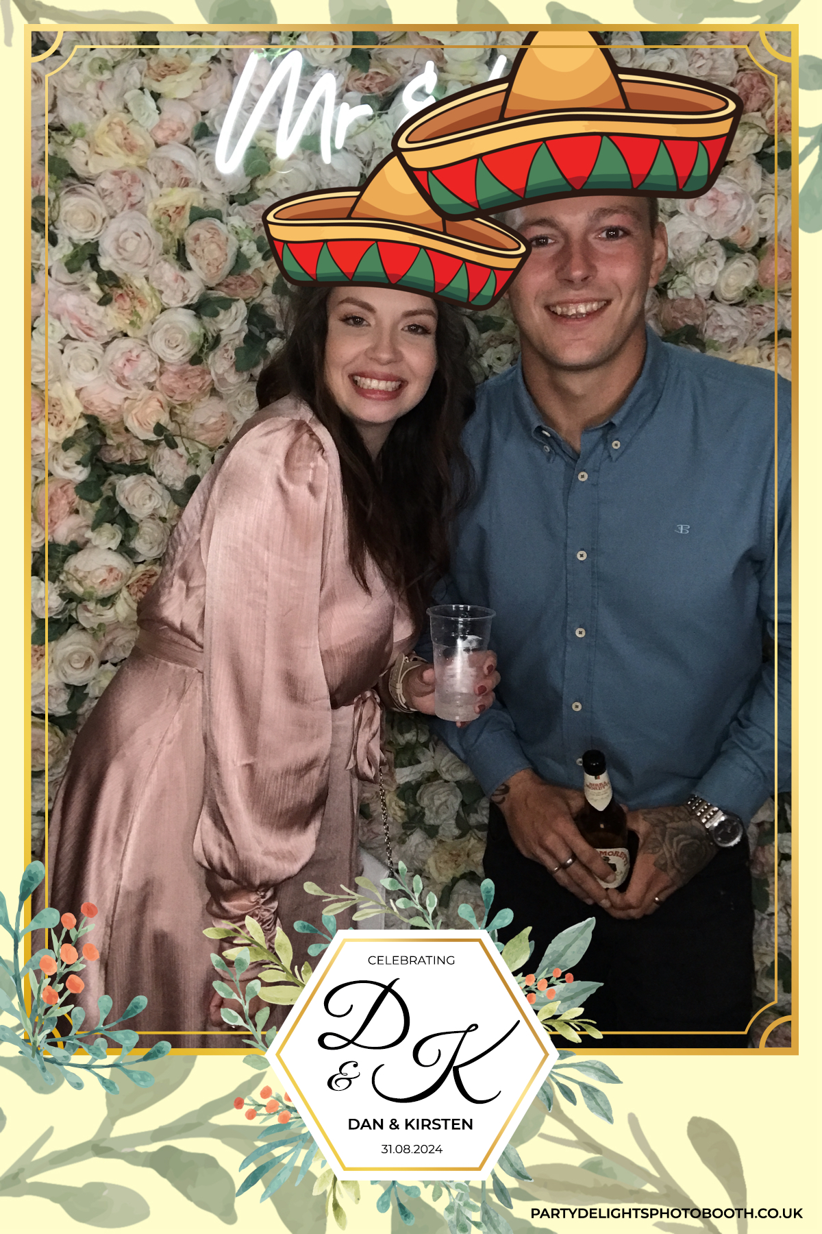 Dan and Kirsten's Wedding | View more photos from the event at gallery.partydelightsphotobooth.co.uk/u/PartyDelightsPhotoBooth/Dan-and-Kirstens-Wedding