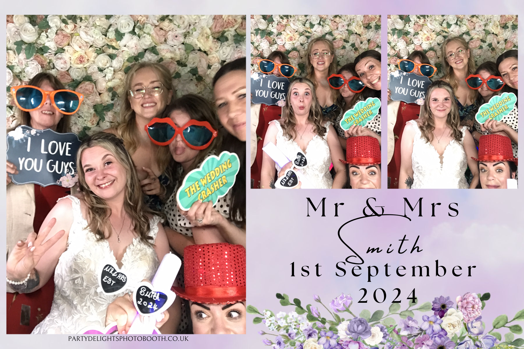 Dani and Michael wedding | View more photos from the event at gallery.partydelightsphotobooth.co.uk/u/PartyDelightsPhotoBooth/Dani-and-Michael-wedding