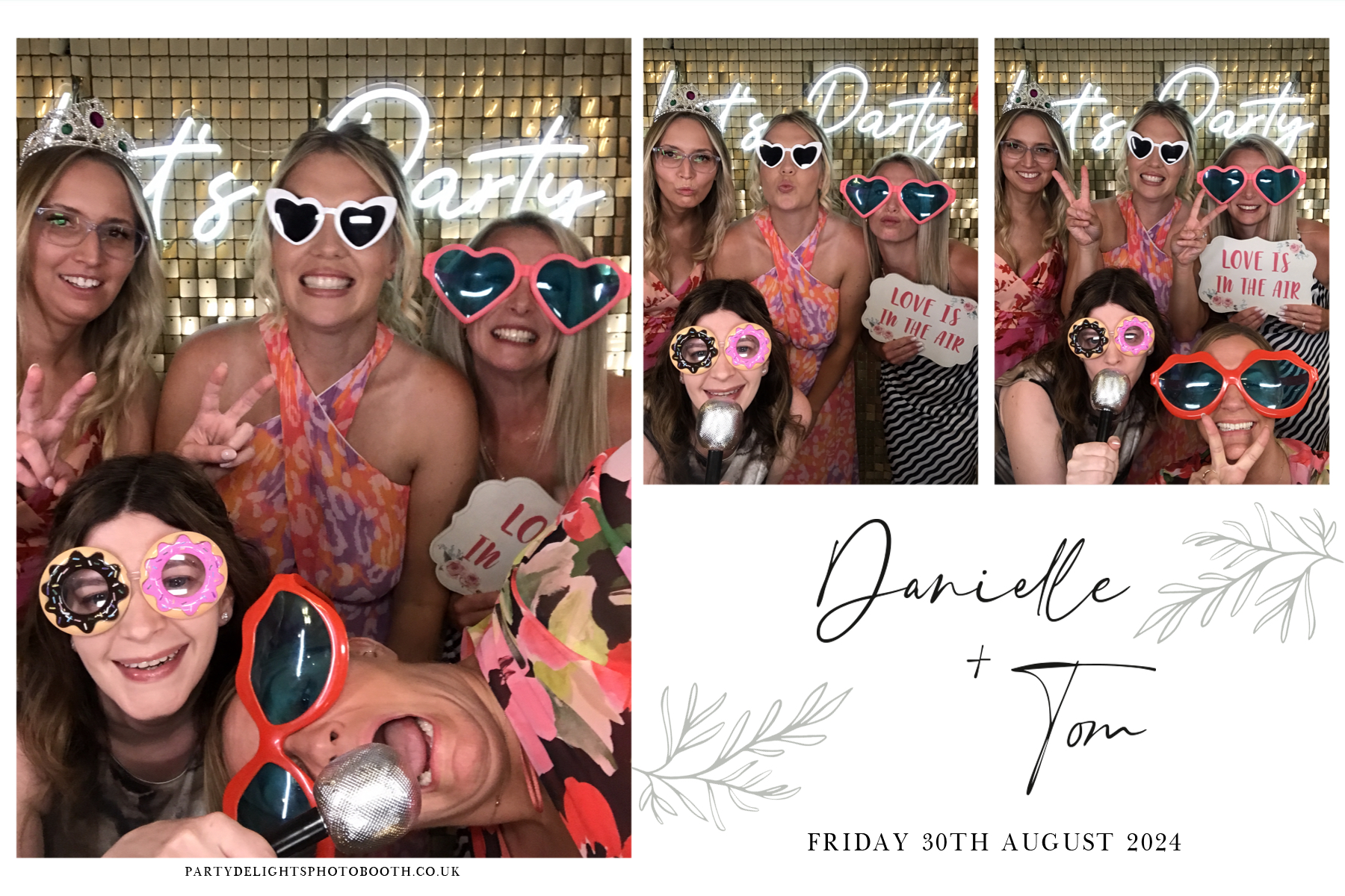 Danielle and Tom's Wedding | View more photos from the event at gallery.partydelightsphotobooth.co.uk/u/PartyDelightsPhotoBooth/Danielle-and-Toms-Wedding