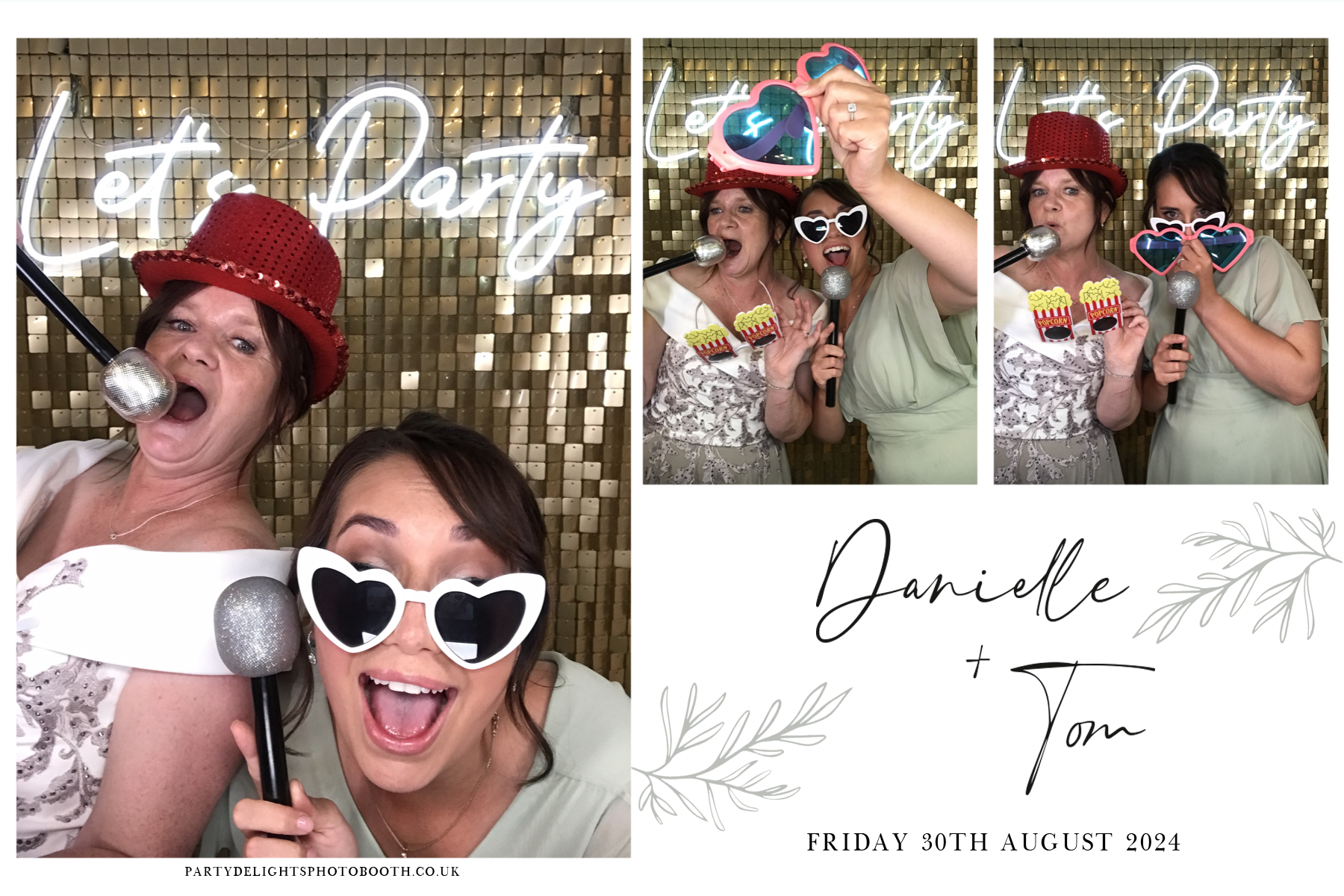 Danielle and Tom's Wedding | View more photos from the event at gallery.partydelightsphotobooth.co.uk/u/PartyDelightsPhotoBooth/Danielle-and-Toms-Wedding