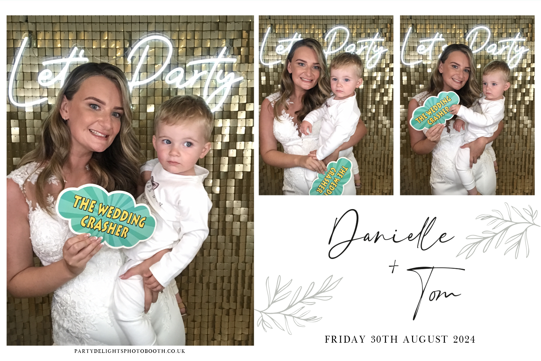 Danielle and Tom's Wedding | View more photos from the event at gallery.partydelightsphotobooth.co.uk/u/PartyDelightsPhotoBooth/Danielle-and-Toms-Wedding