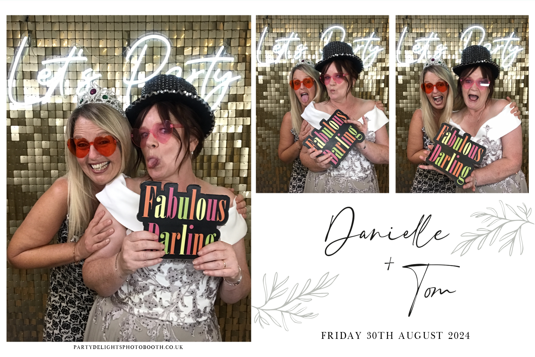 Danielle and Tom's Wedding | View more photos from the event at gallery.partydelightsphotobooth.co.uk/u/PartyDelightsPhotoBooth/Danielle-and-Toms-Wedding