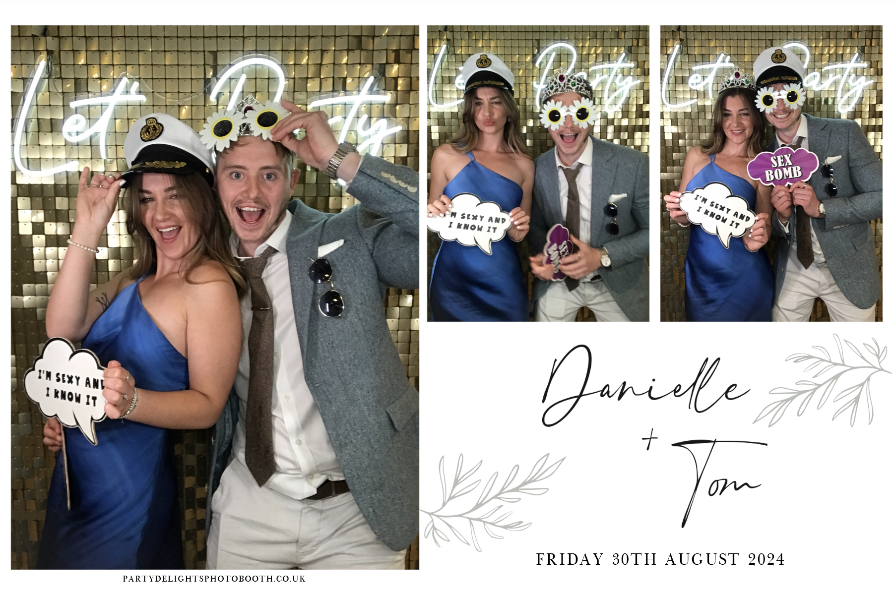 Danielle and Tom's Wedding | View more photos from the event at gallery.partydelightsphotobooth.co.uk/u/PartyDelightsPhotoBooth/Danielle-and-Toms-Wedding