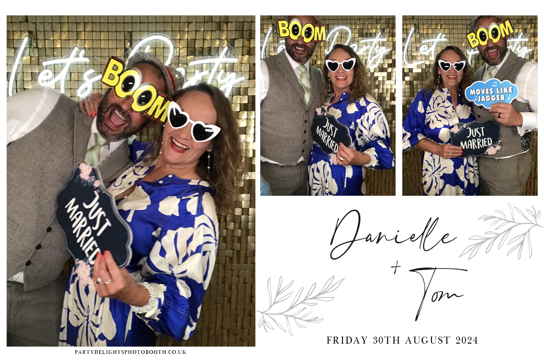 Danielle and Tom's Wedding | View more photos from the event at gallery.partydelightsphotobooth.co.uk/u/PartyDelightsPhotoBooth/Danielle-and-Toms-Wedding