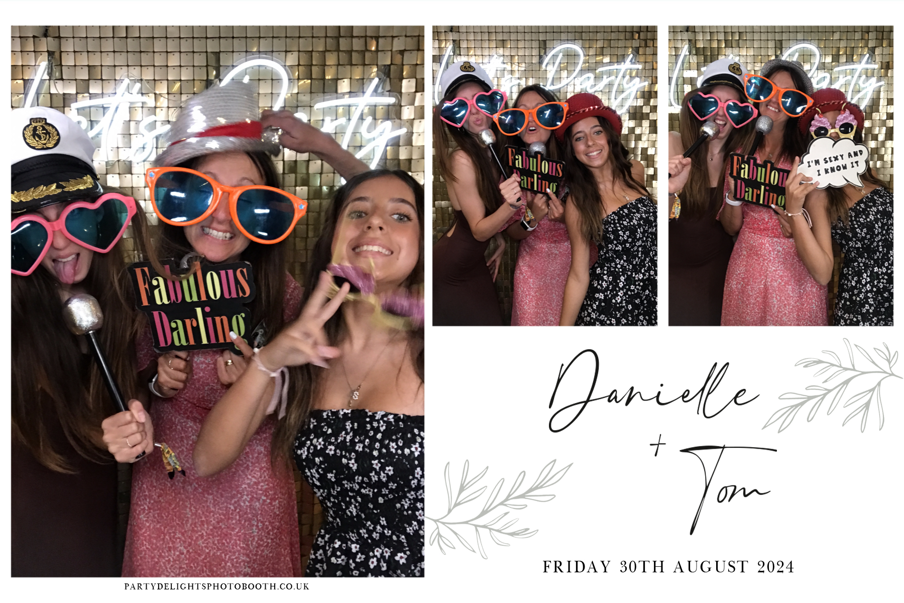 Danielle and Tom's Wedding | View more photos from the event at gallery.partydelightsphotobooth.co.uk/u/PartyDelightsPhotoBooth/Danielle-and-Toms-Wedding