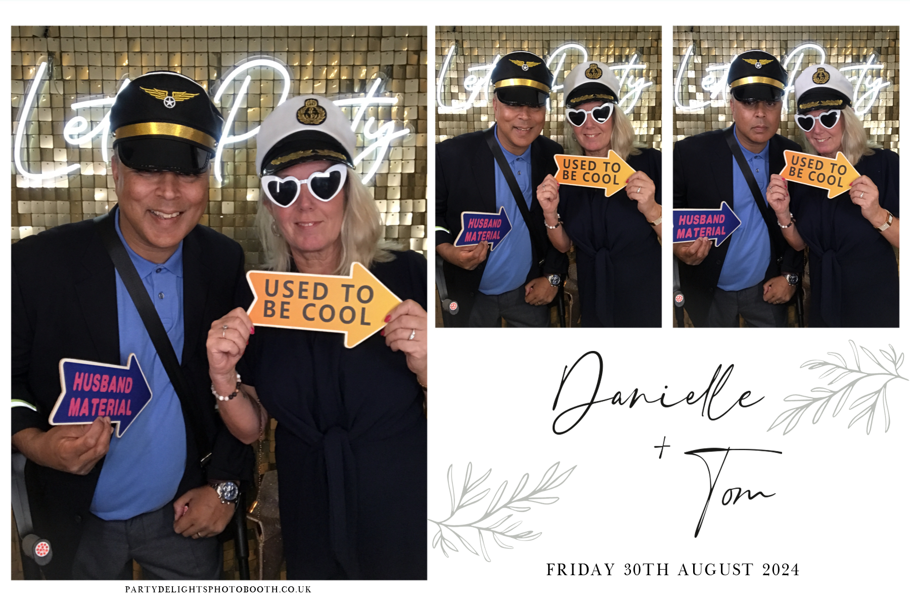 Danielle and Tom's Wedding | View more photos from the event at gallery.partydelightsphotobooth.co.uk/u/PartyDelightsPhotoBooth/Danielle-and-Toms-Wedding