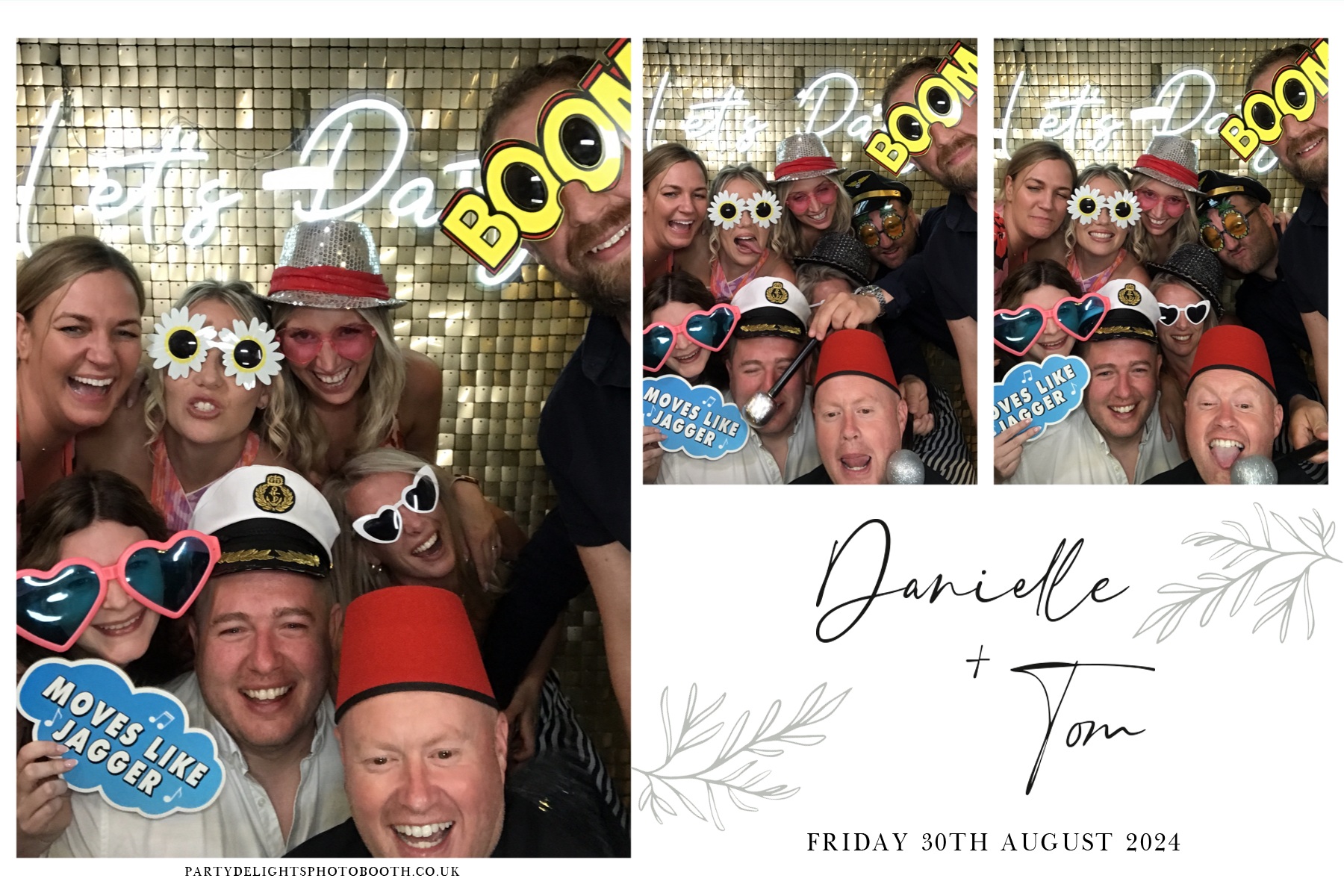 Danielle and Tom's Wedding | View more photos from the event at gallery.partydelightsphotobooth.co.uk/u/PartyDelightsPhotoBooth/Danielle-and-Toms-Wedding