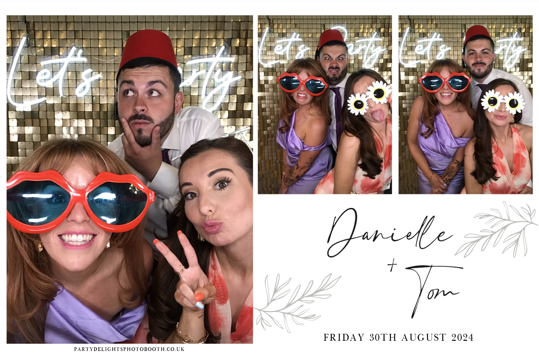 Danielle and Tom's Wedding | View more photos from the event at gallery.partydelightsphotobooth.co.uk/u/PartyDelightsPhotoBooth/Danielle-and-Toms-Wedding