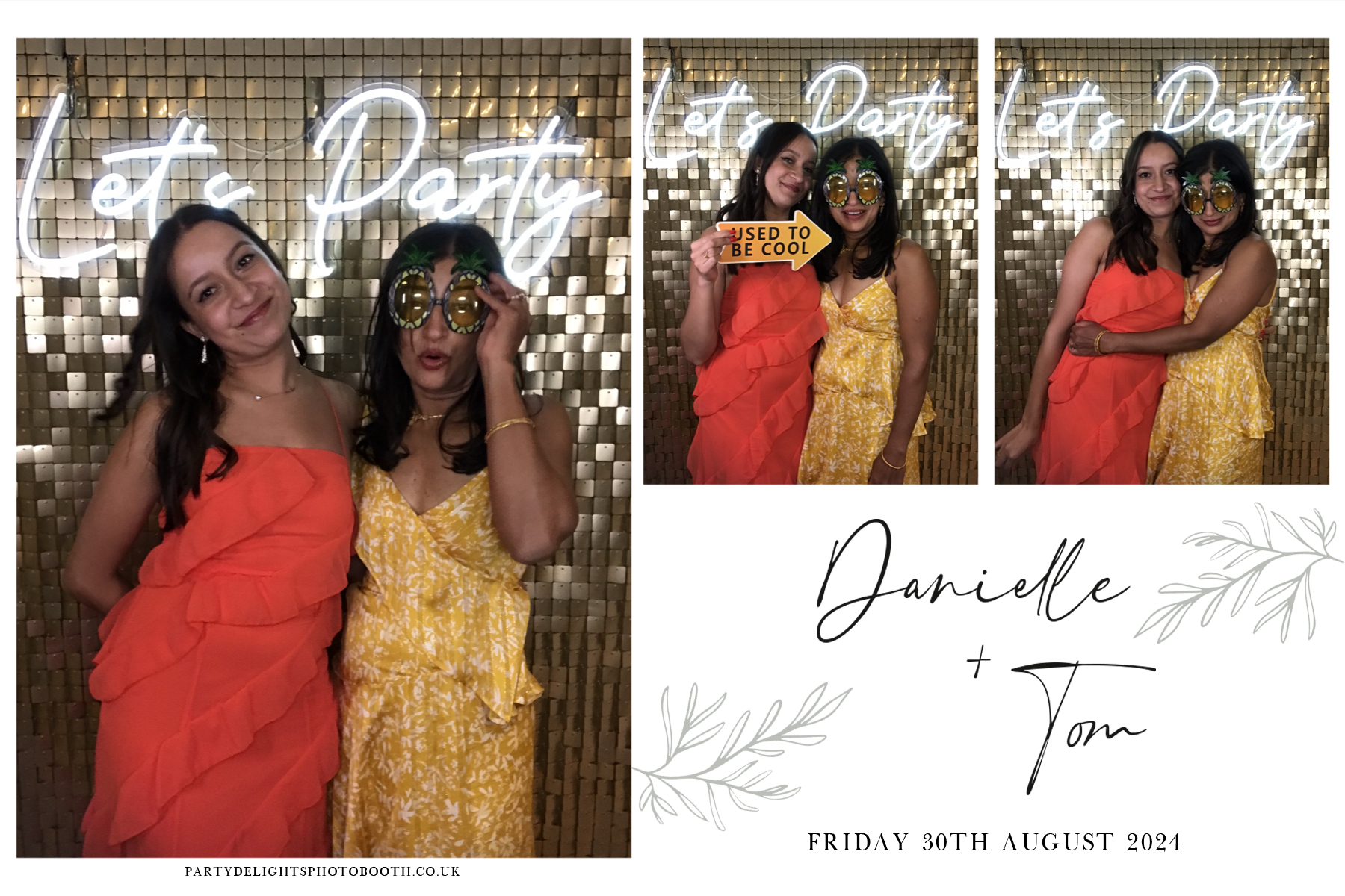 Danielle and Tom's Wedding | View more photos from the event at gallery.partydelightsphotobooth.co.uk/u/PartyDelightsPhotoBooth/Danielle-and-Toms-Wedding