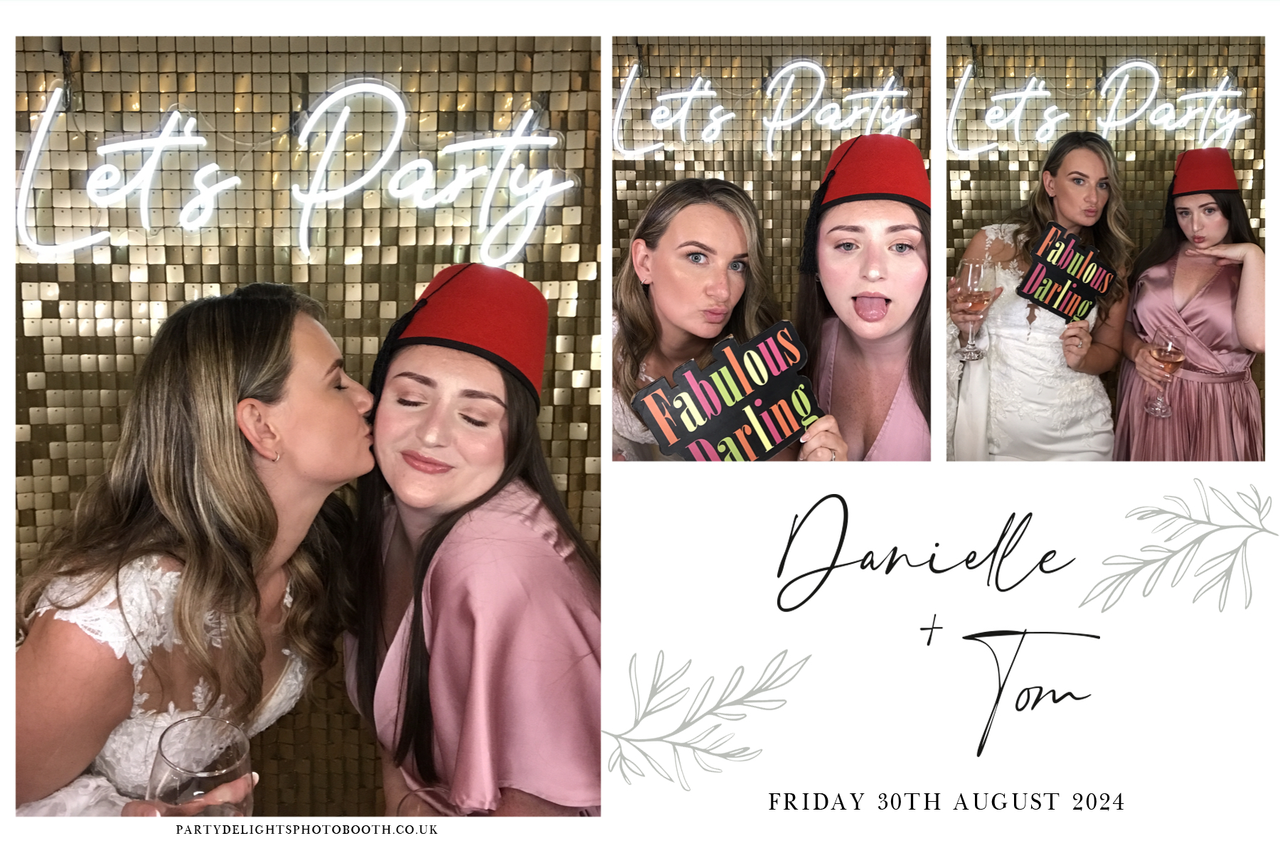 Danielle and Tom's Wedding | View more photos from the event at gallery.partydelightsphotobooth.co.uk/u/PartyDelightsPhotoBooth/Danielle-and-Toms-Wedding