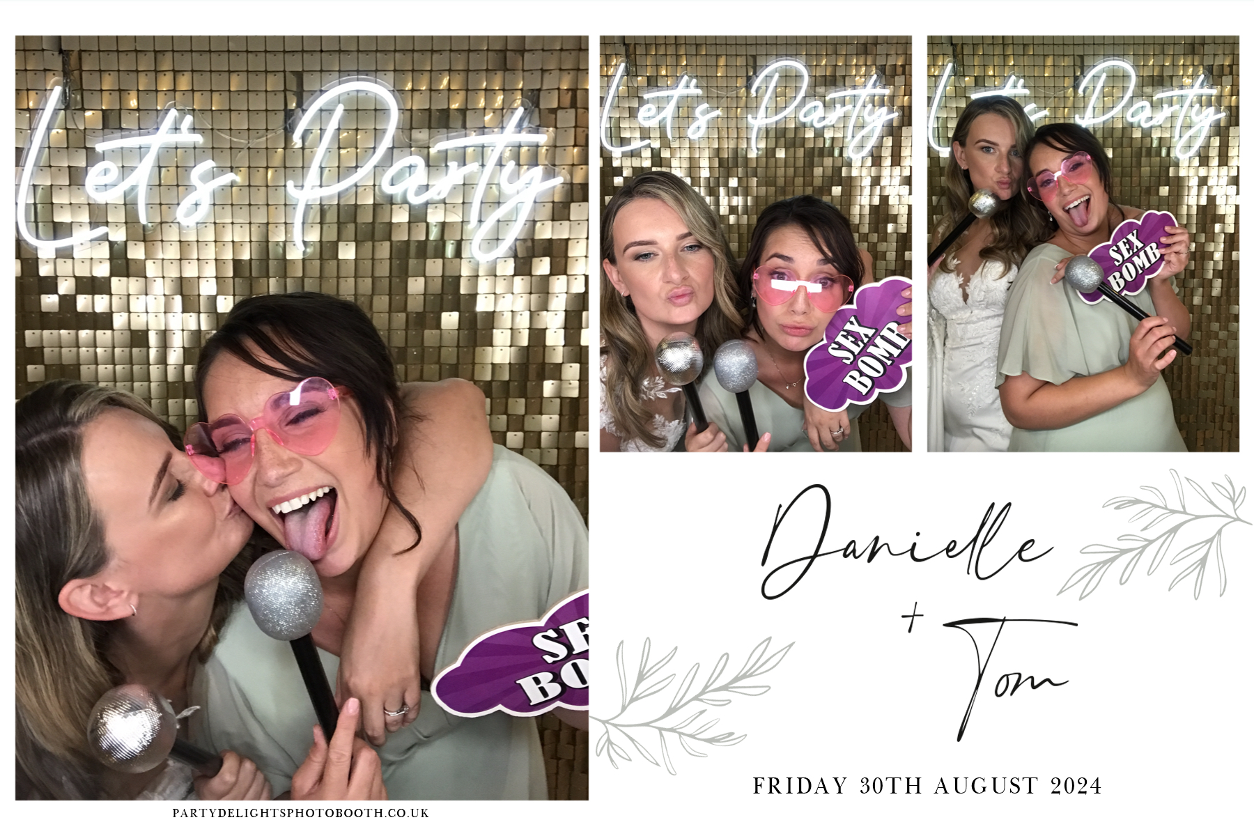 Danielle and Tom's Wedding | View more photos from the event at gallery.partydelightsphotobooth.co.uk/u/PartyDelightsPhotoBooth/Danielle-and-Toms-Wedding