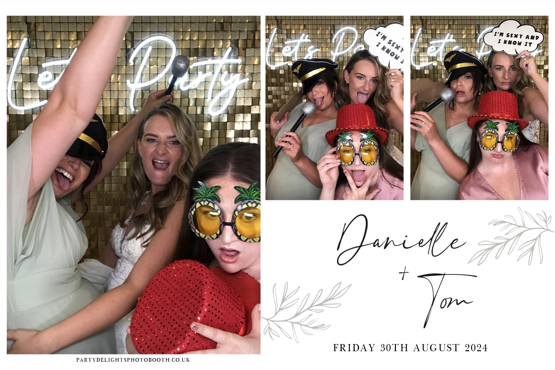 Danielle and Tom's Wedding | View more photos from the event at gallery.partydelightsphotobooth.co.uk/u/PartyDelightsPhotoBooth/Danielle-and-Toms-Wedding