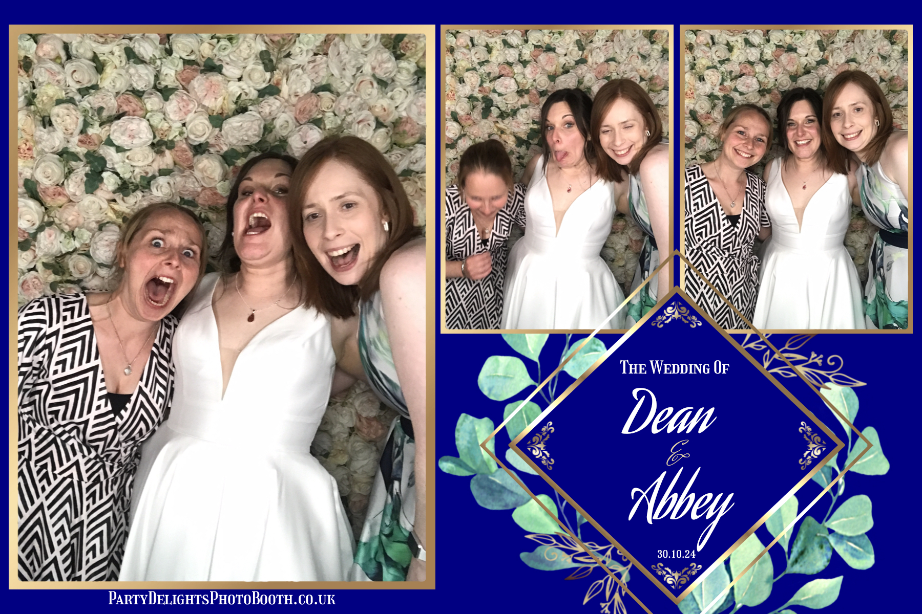 Dean and Abbey's Wedding | View more photos from the event at gallery.partydelightsphotobooth.co.uk/u/PartyDelightsPhotoBooth/Dean-and-Abbeys-Wedding