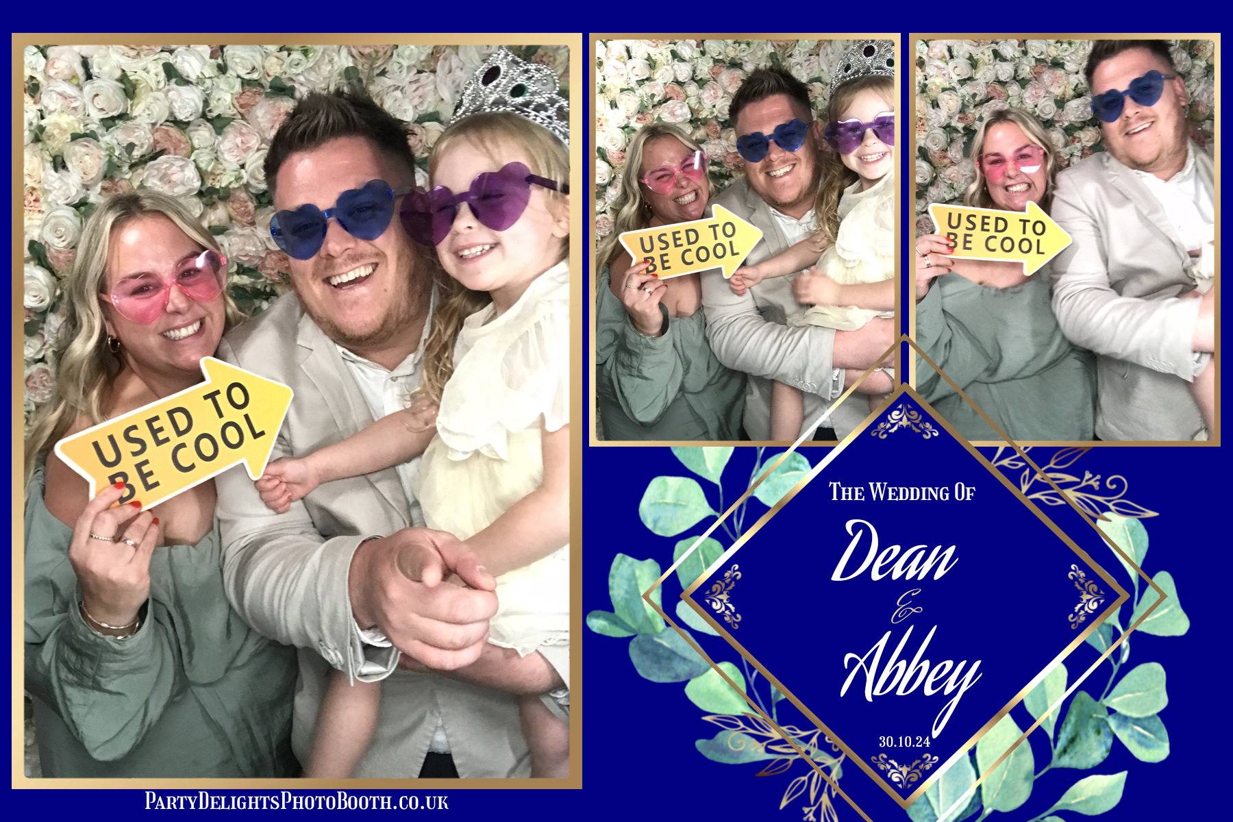 Dean and Abbey's Wedding | View more photos from the event at gallery.partydelightsphotobooth.co.uk/u/PartyDelightsPhotoBooth/Dean-and-Abbeys-Wedding