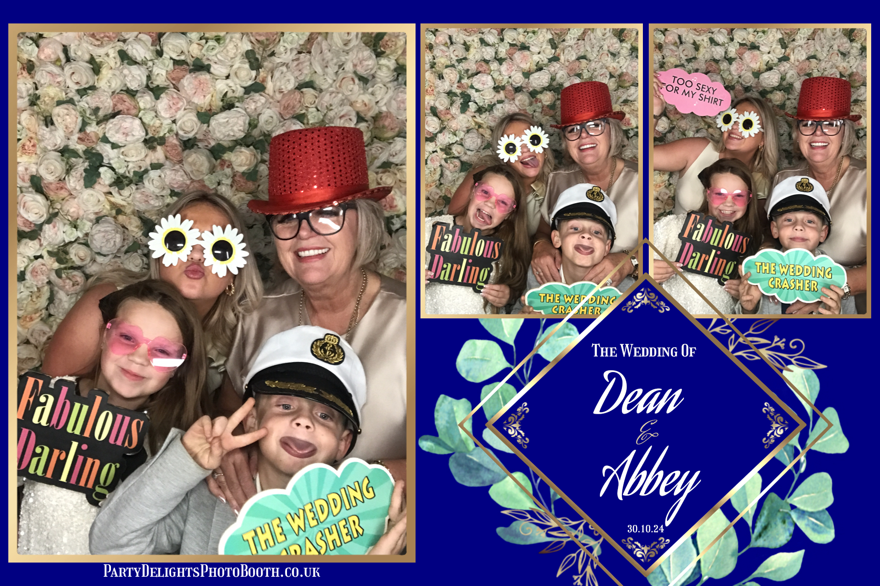 Dean and Abbey's Wedding | View more photos from the event at gallery.partydelightsphotobooth.co.uk/u/PartyDelightsPhotoBooth/Dean-and-Abbeys-Wedding
