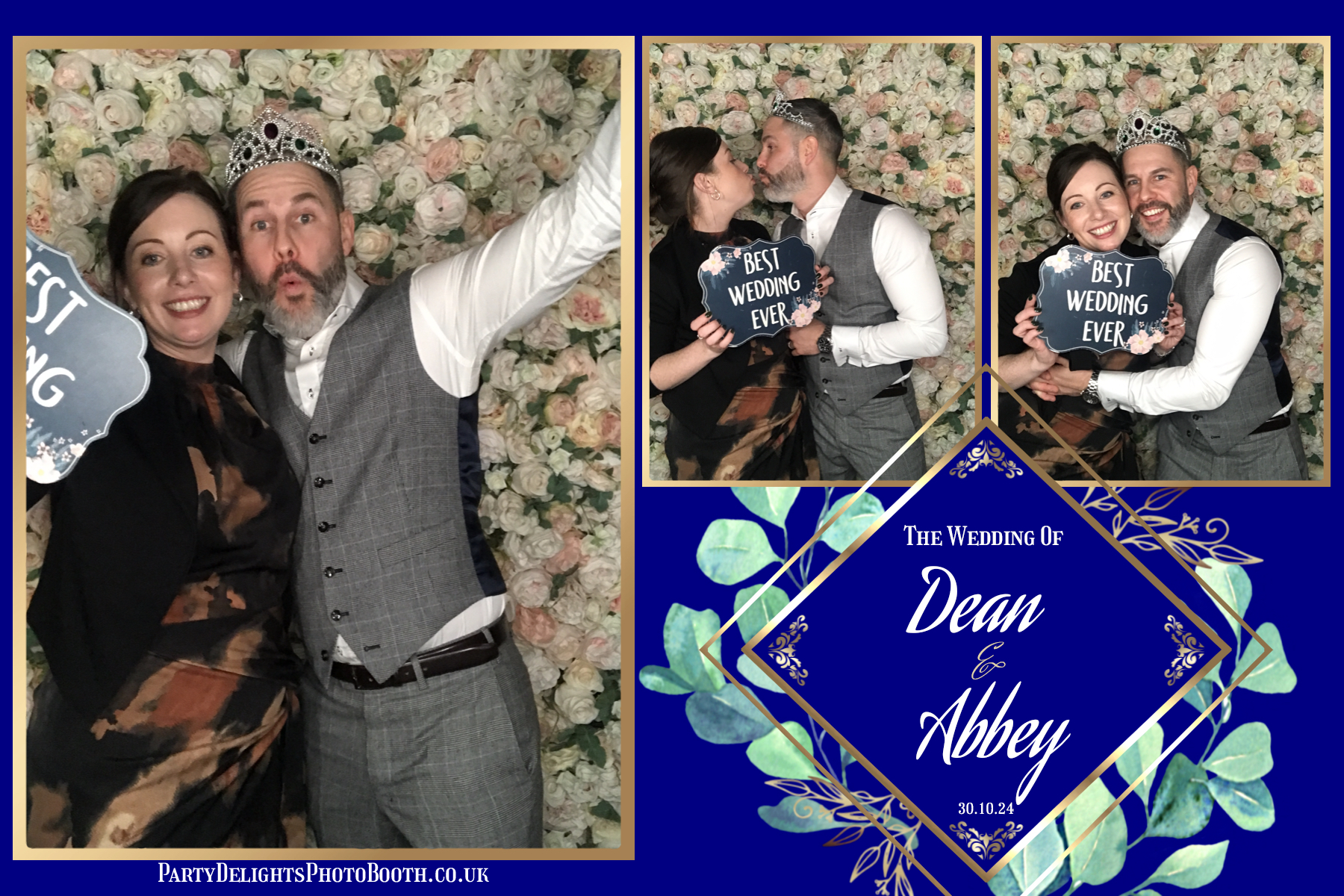Dean and Abbey's Wedding | View more photos from the event at gallery.partydelightsphotobooth.co.uk/u/PartyDelightsPhotoBooth/Dean-and-Abbeys-Wedding