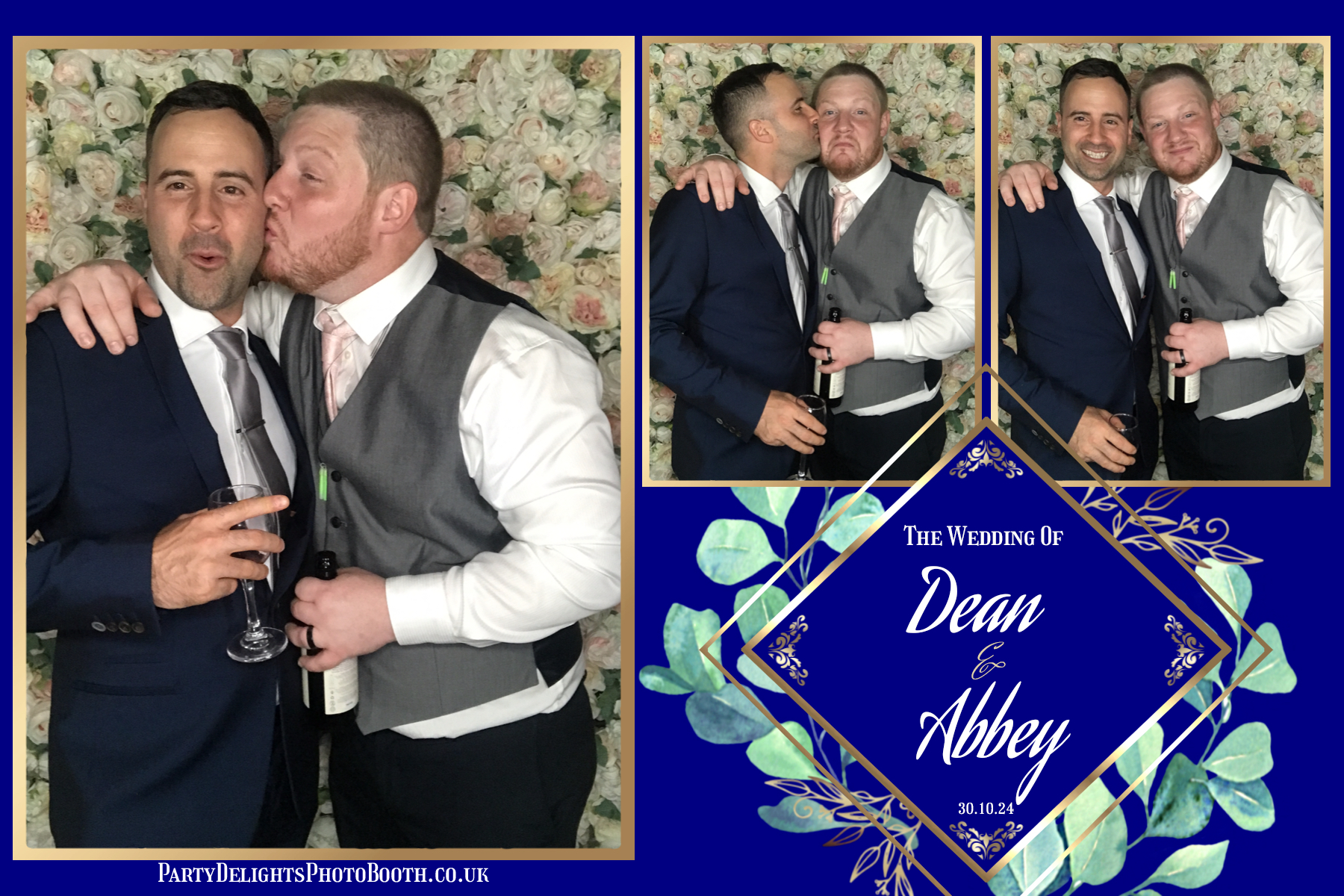 Dean and Abbey's Wedding | View more photos from the event at gallery.partydelightsphotobooth.co.uk/u/PartyDelightsPhotoBooth/Dean-and-Abbeys-Wedding